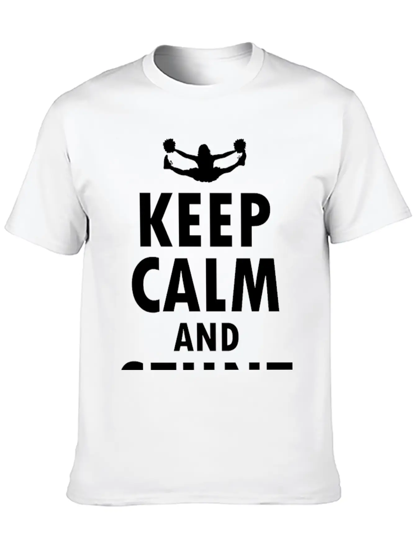 Cheerleader Cheerleading Girl Cheering Funny Unisex Casual T-Shirt – Clean Design For Daily Comfort