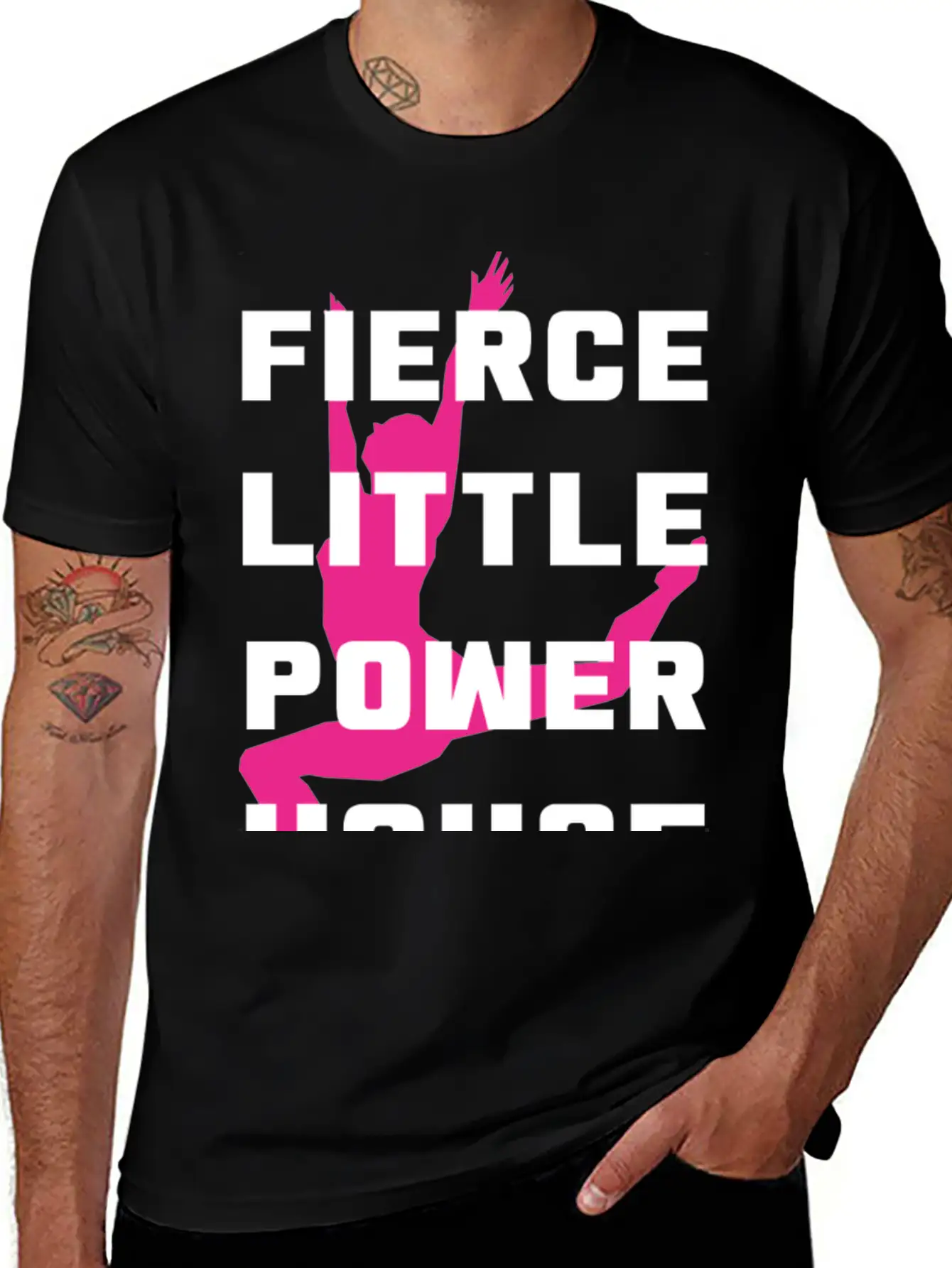 Cheerleader Little Power House Stylish Everyday T-Shirt – Unisex Basic Cotton Tee