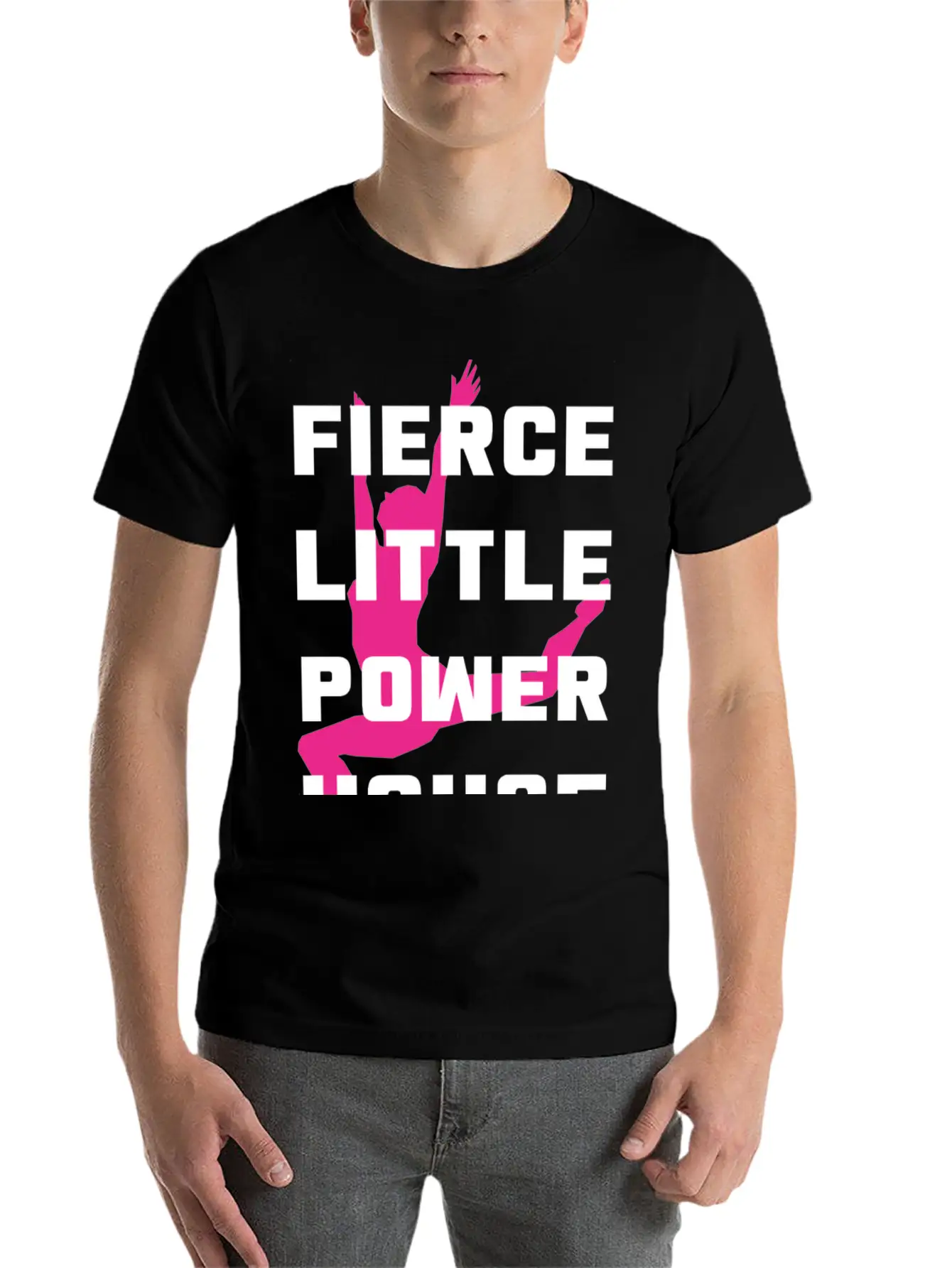 Cheerleader Little Power House Stylish Everyday T-Shirt – Unisex Basic Cotton Tee