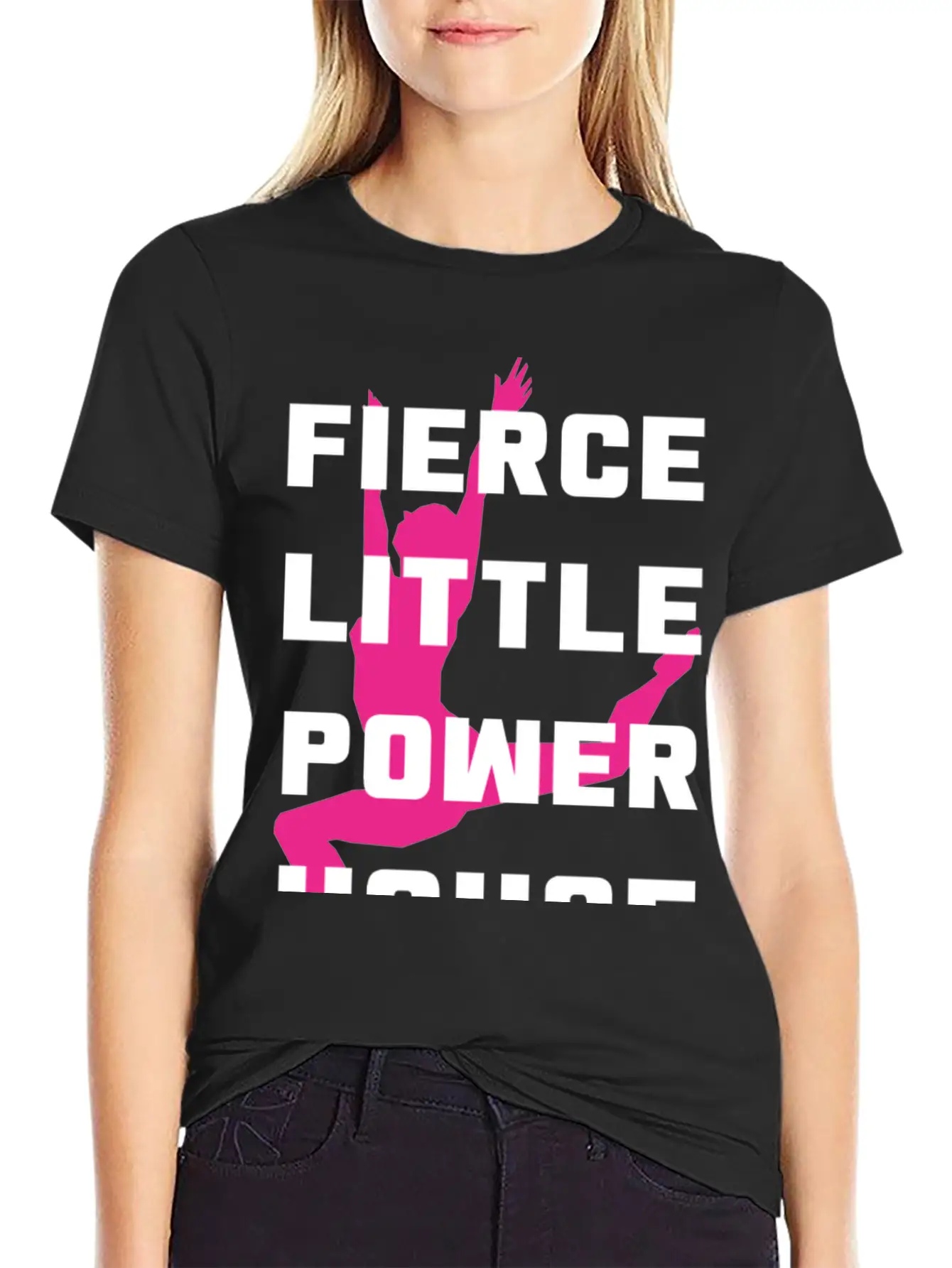 Cheerleader Little Power House Stylish Everyday T-Shirt – Unisex Basic Cotton Tee