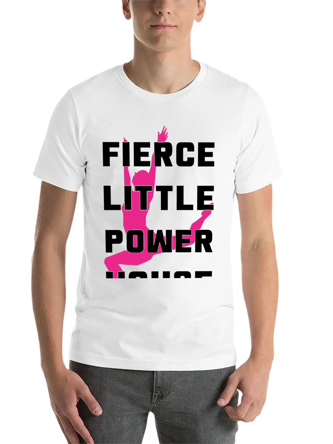 Cheerleader Little Power House Stylish Everyday T-Shirt – Unisex Basic Cotton Tee