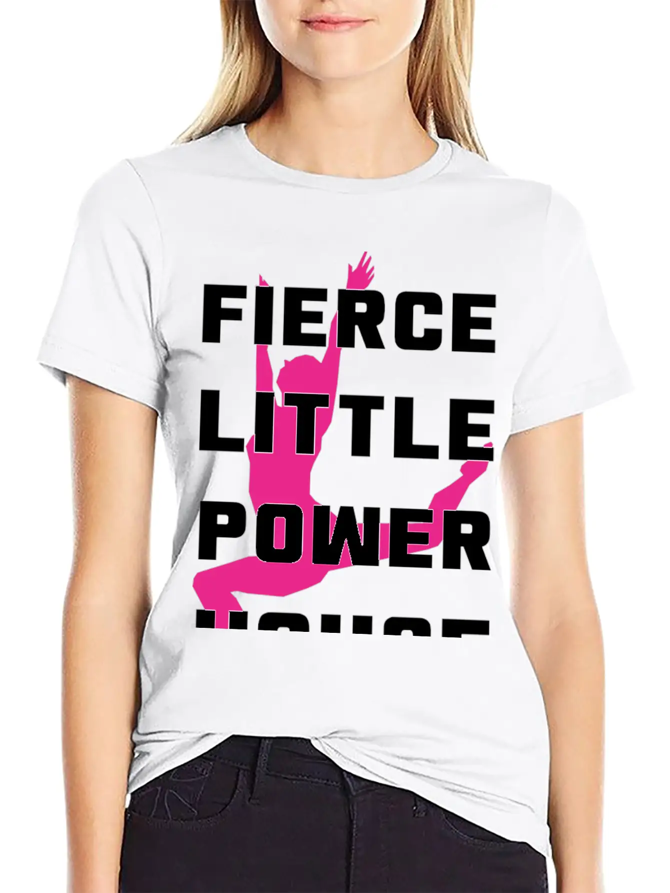 Cheerleader Little Power House Stylish Everyday T-Shirt – Unisex Basic Cotton Tee