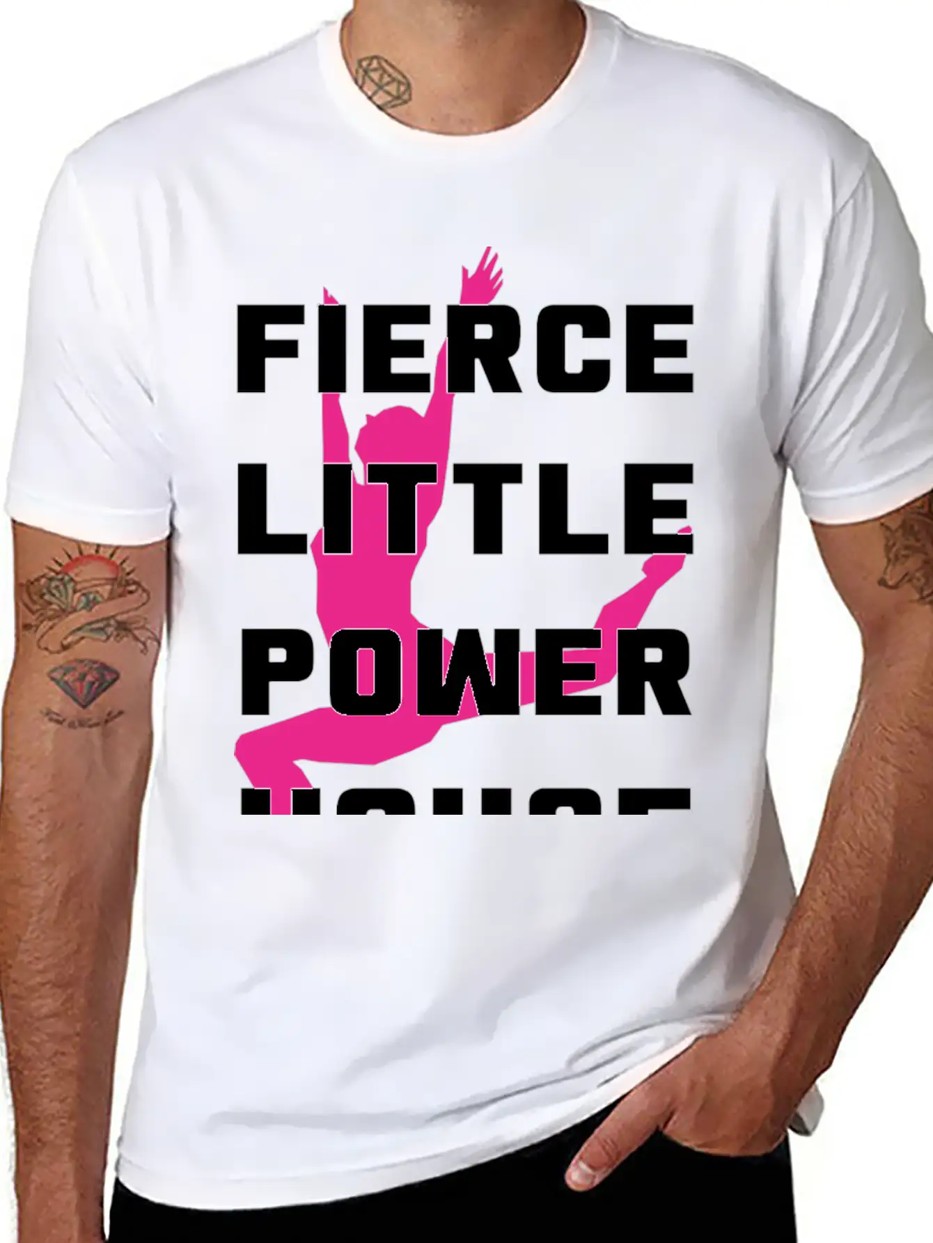 Cheerleader Little Power House Stylish Everyday T-Shirt – Unisex Basic Cotton Tee