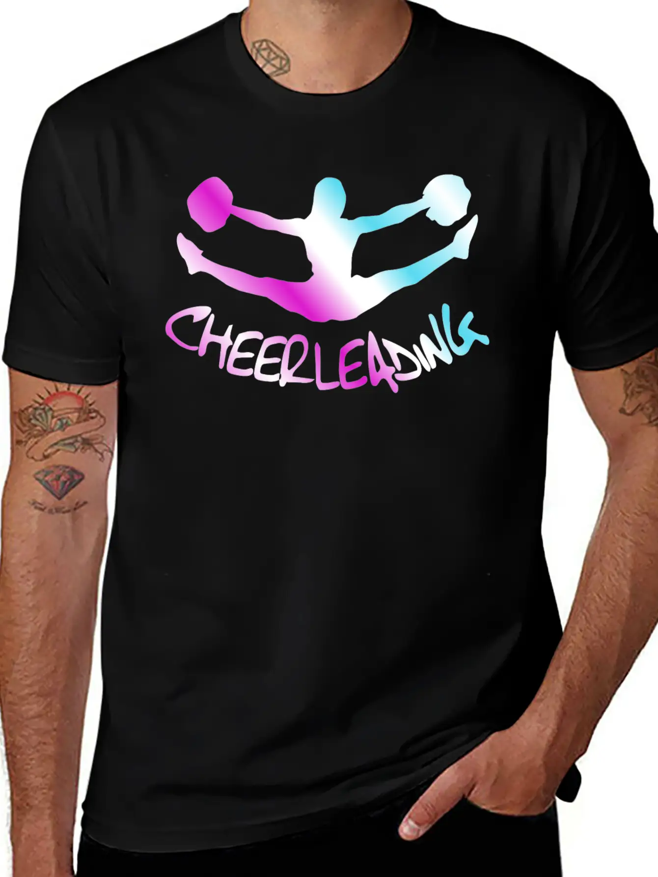 Cheerleading, Cheerleader Relaxed Everyday Tee – Lightweight And Durable Cotton