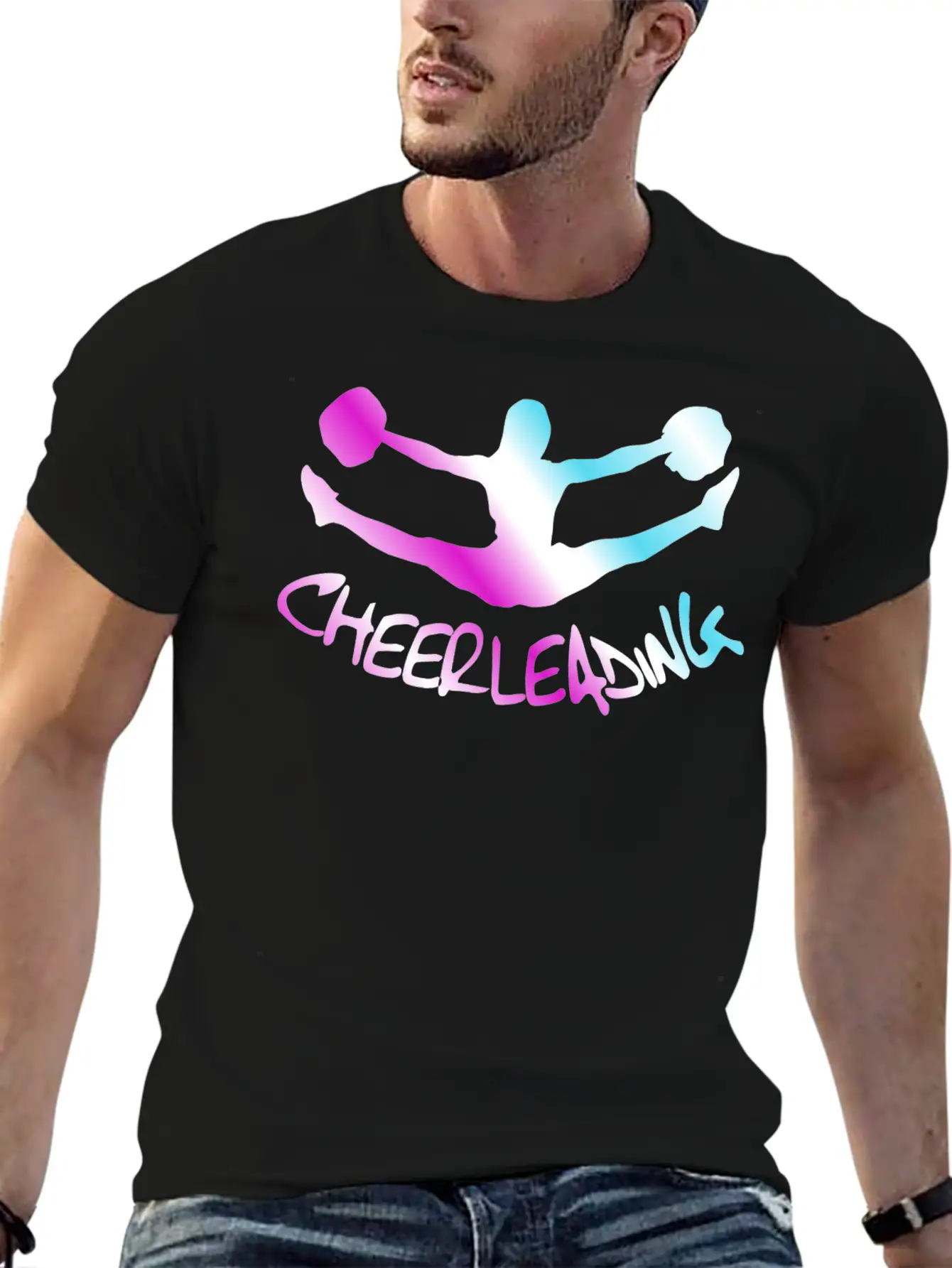 Cheerleading, Cheerleader Relaxed Everyday Tee – Lightweight And Durable Cotton