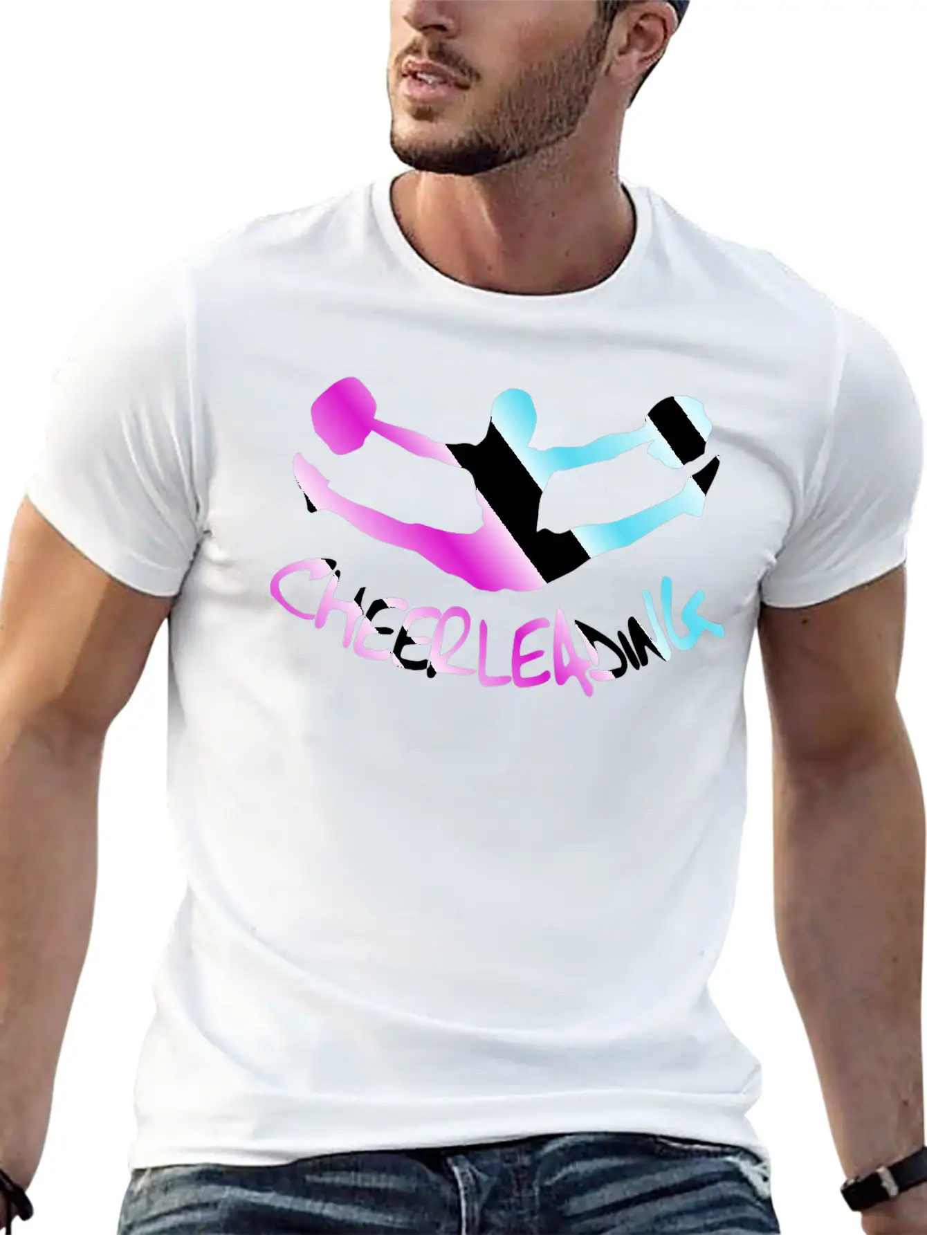 Cheerleading, Cheerleader Relaxed Everyday Tee – Lightweight And Durable Cotton