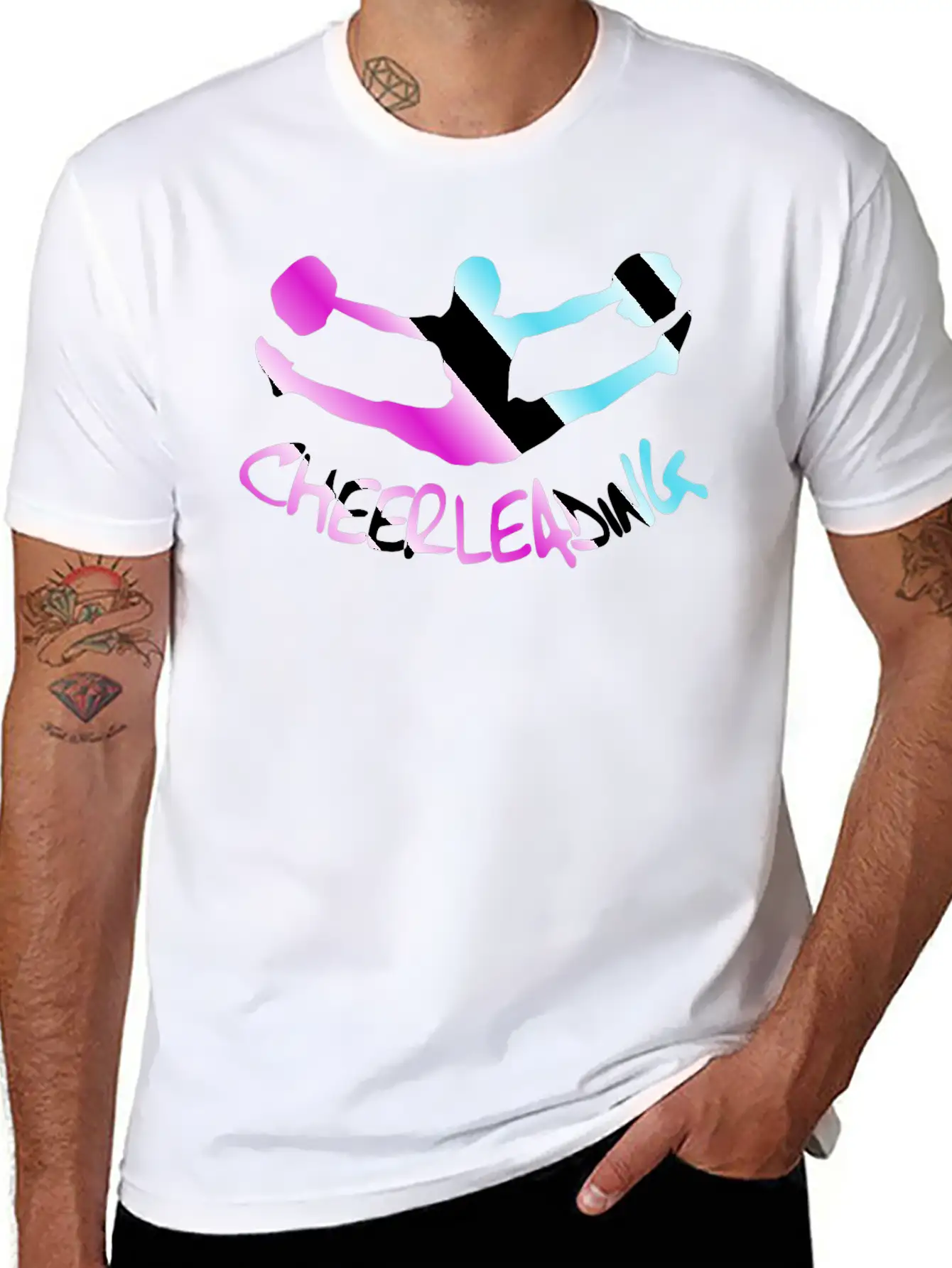 Cheerleading, Cheerleader Relaxed Everyday Tee – Lightweight And Durable Cotton