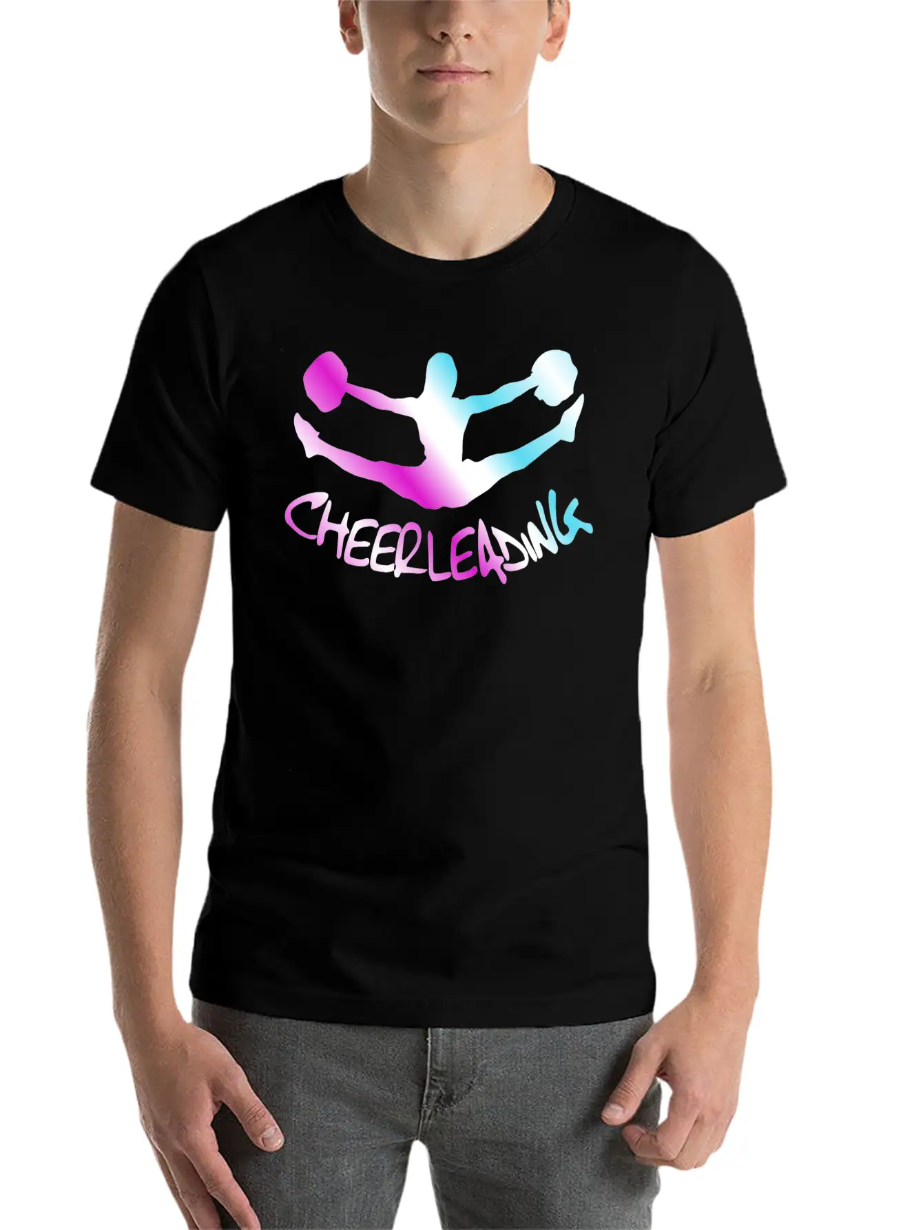 Cheerleading, Cheerleader Relaxed Everyday Tee – Lightweight And Durable Cotton