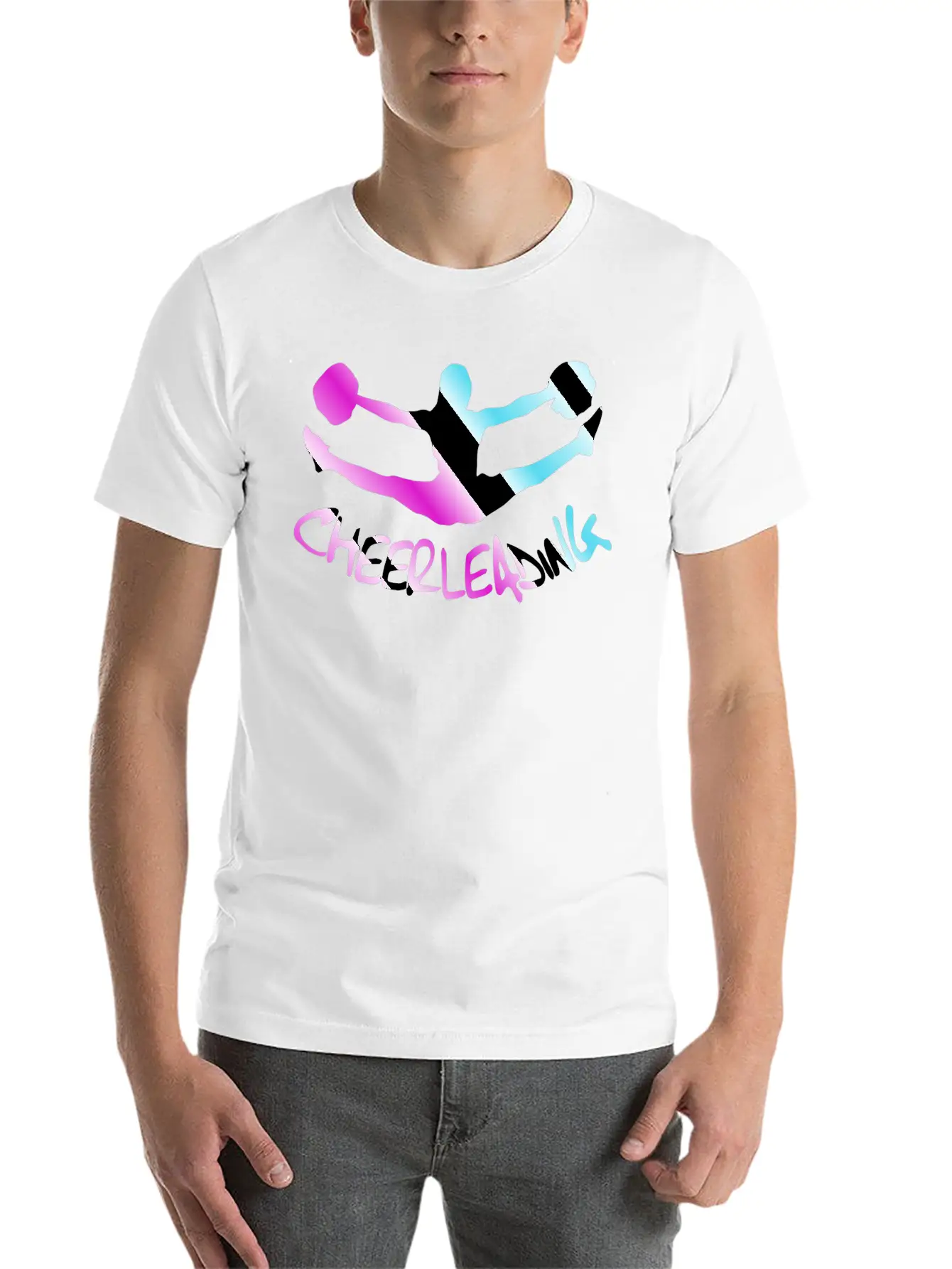 Cheerleading, Cheerleader Relaxed Everyday Tee – Lightweight And Durable Cotton