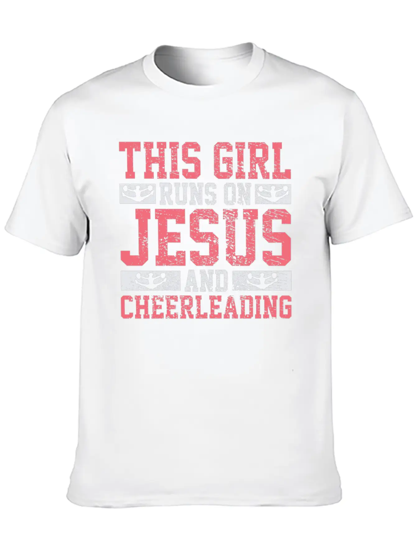Cheerleading Unisex Short Sleeve Soft Cotton T-Shirt – Casual Everyday Wear