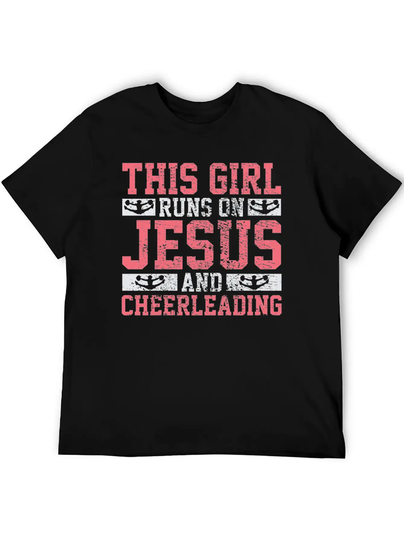 Cheerleading Unisex Short Sleeve Soft Cotton T-Shirt – Casual Everyday Wear