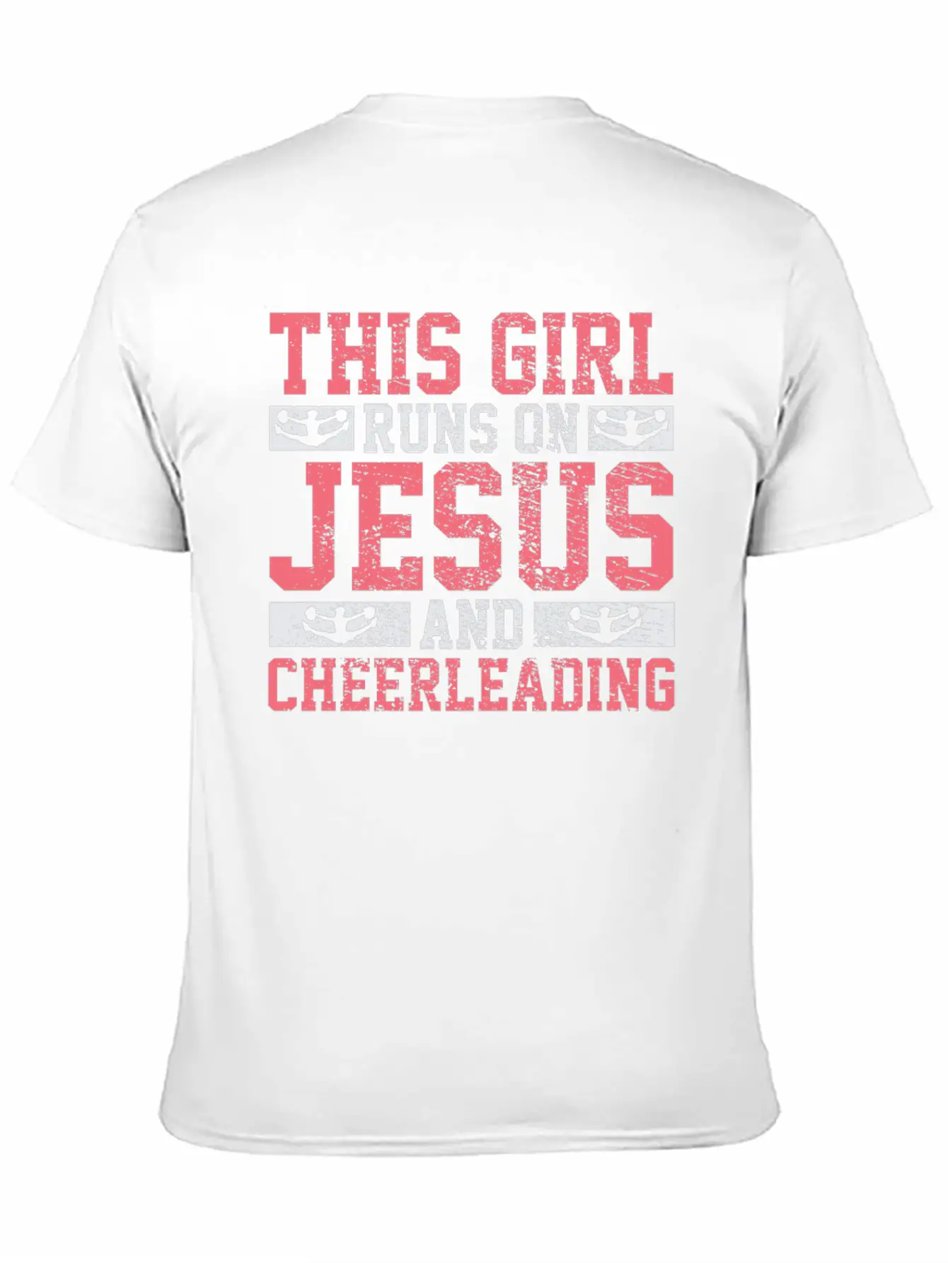 Cheerleading Unisex Short Sleeve Soft Cotton T-Shirt – Casual Everyday Wear