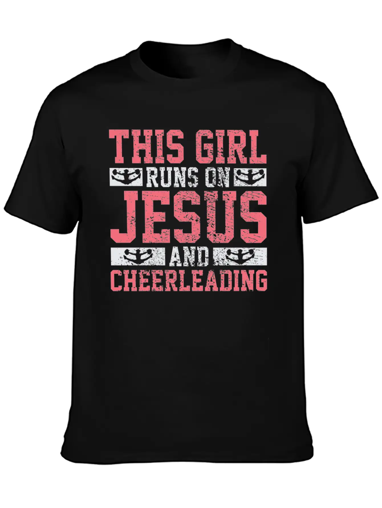 Cheerleading Unisex Short Sleeve Soft Cotton T-Shirt – Casual Everyday Wear