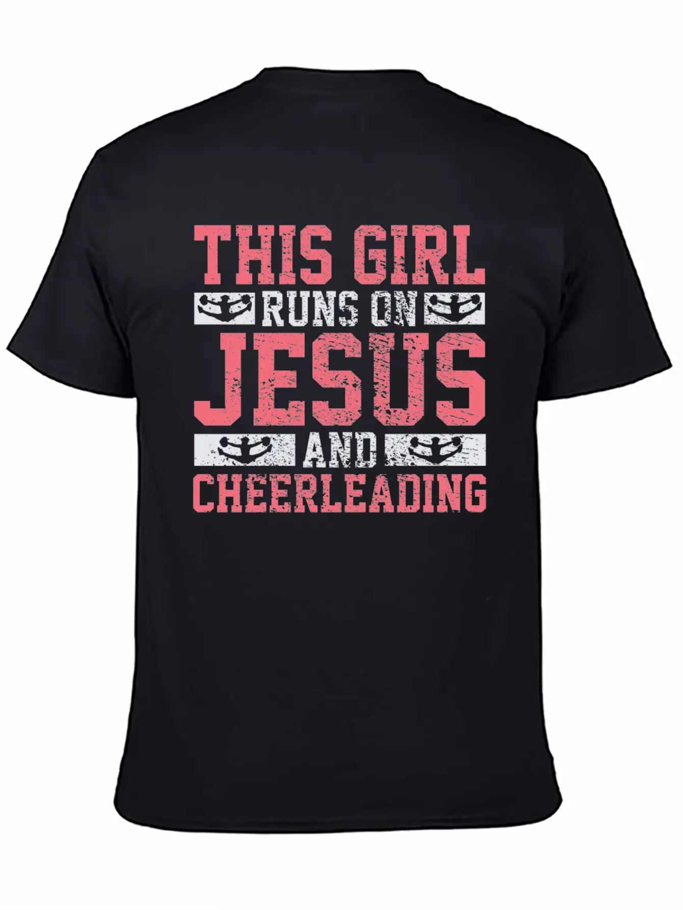 Cheerleading Unisex Short Sleeve Soft Cotton T-Shirt – Casual Everyday Wear