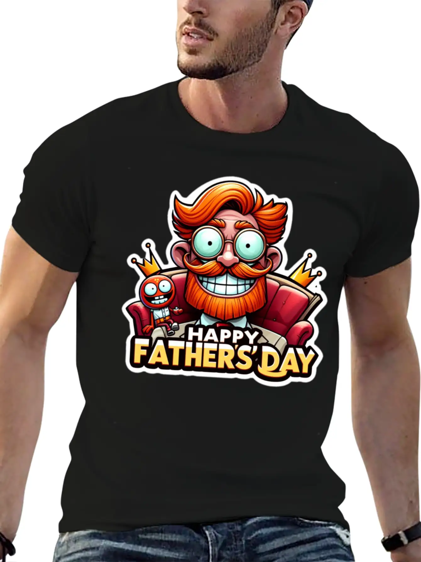 Cheers To Dad: Celebrating Father's Day Unisex Short Sleeve Soft Cotton T-Shirt – Casual Everyday Wear