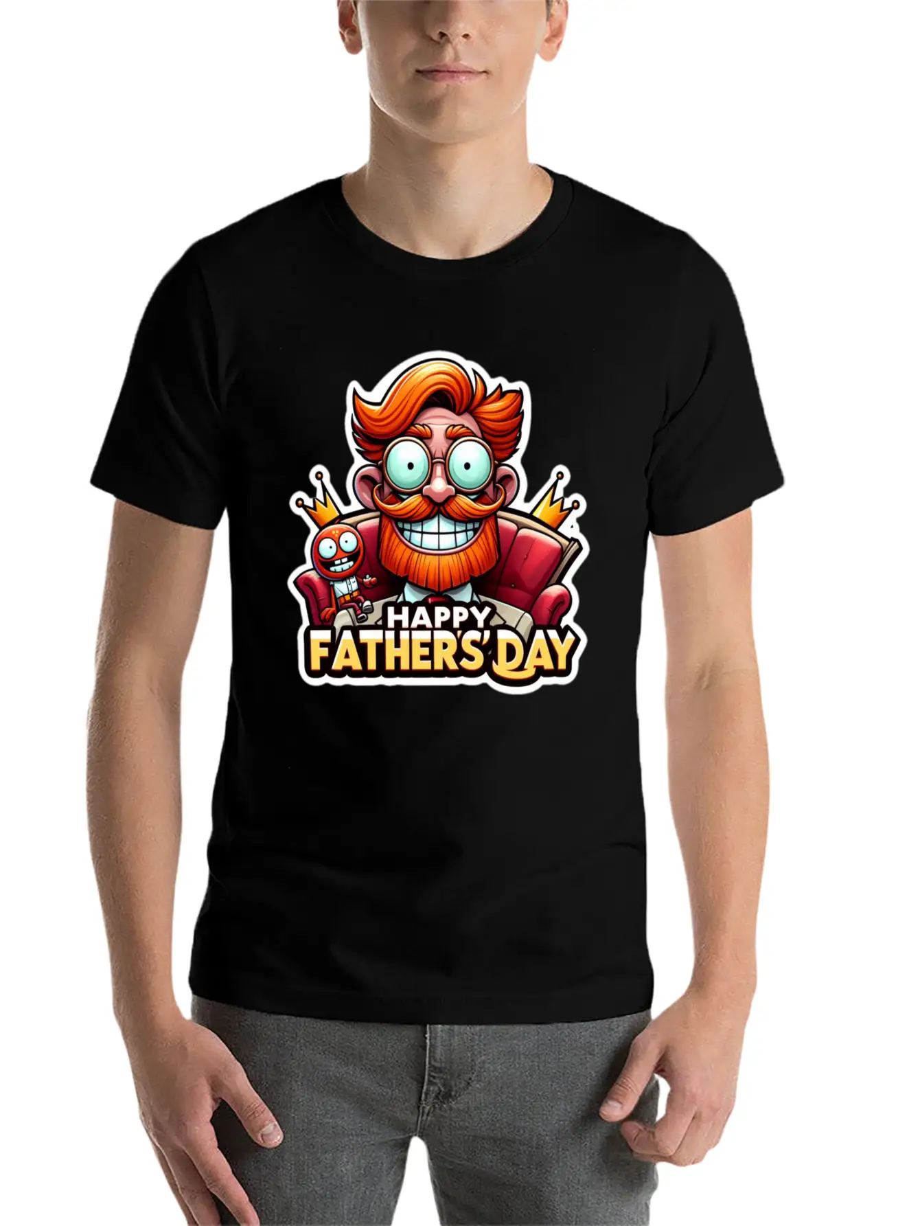 Cheers To Dad: Celebrating Father's Day Unisex Short Sleeve Soft Cotton T-Shirt – Casual Everyday Wear