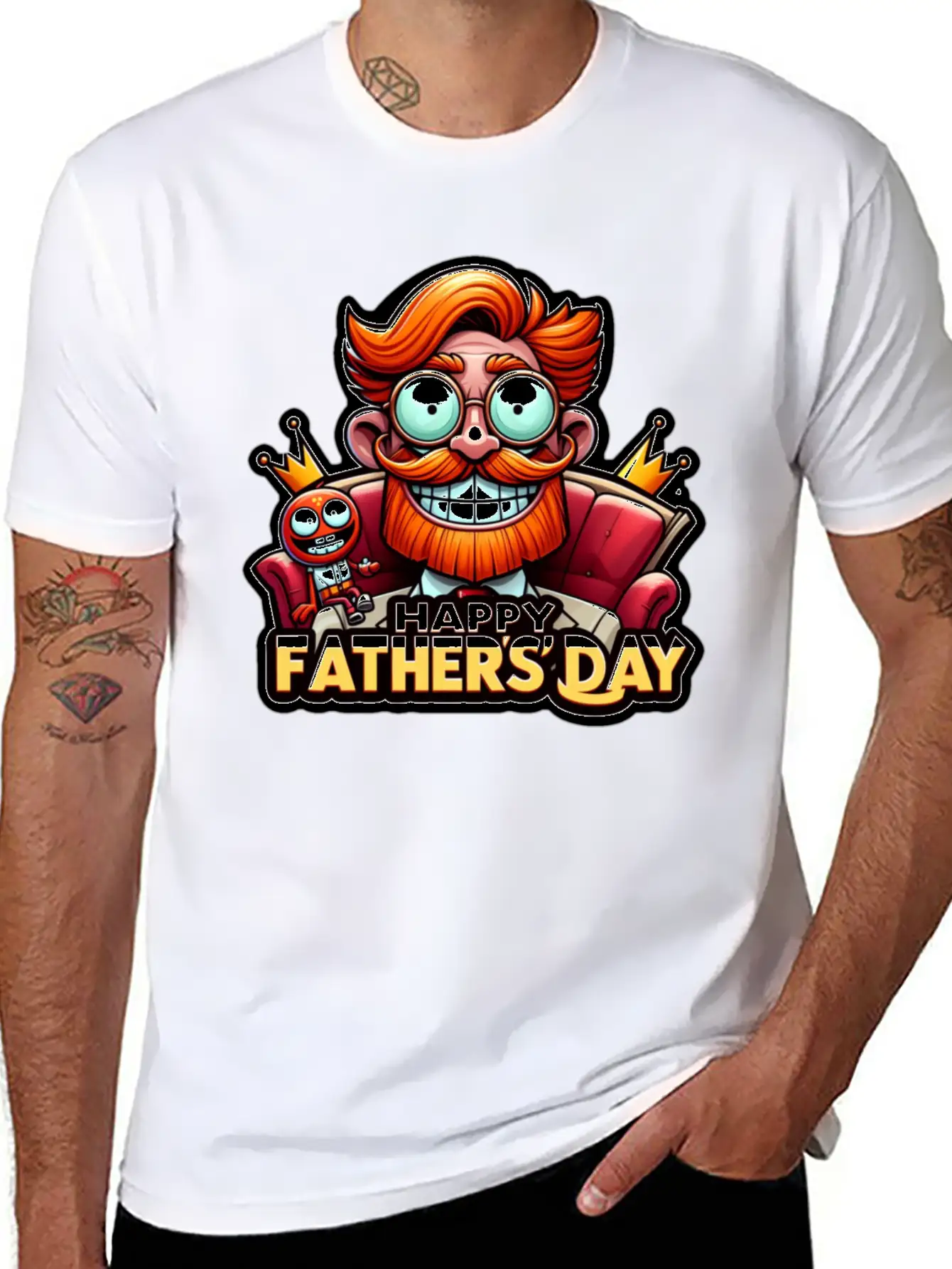 Cheers To Dad: Celebrating Father's Day Unisex Short Sleeve Soft Cotton T-Shirt – Casual Everyday Wear