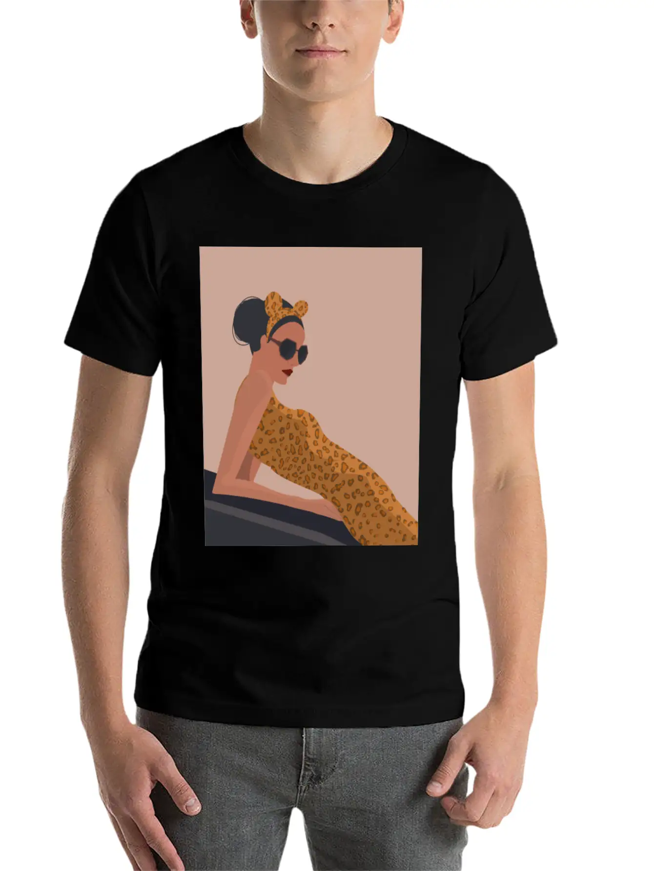 Cheetah Fashion Girl Essential Unisex Summer Tee – Soft Cotton Casual Fit
