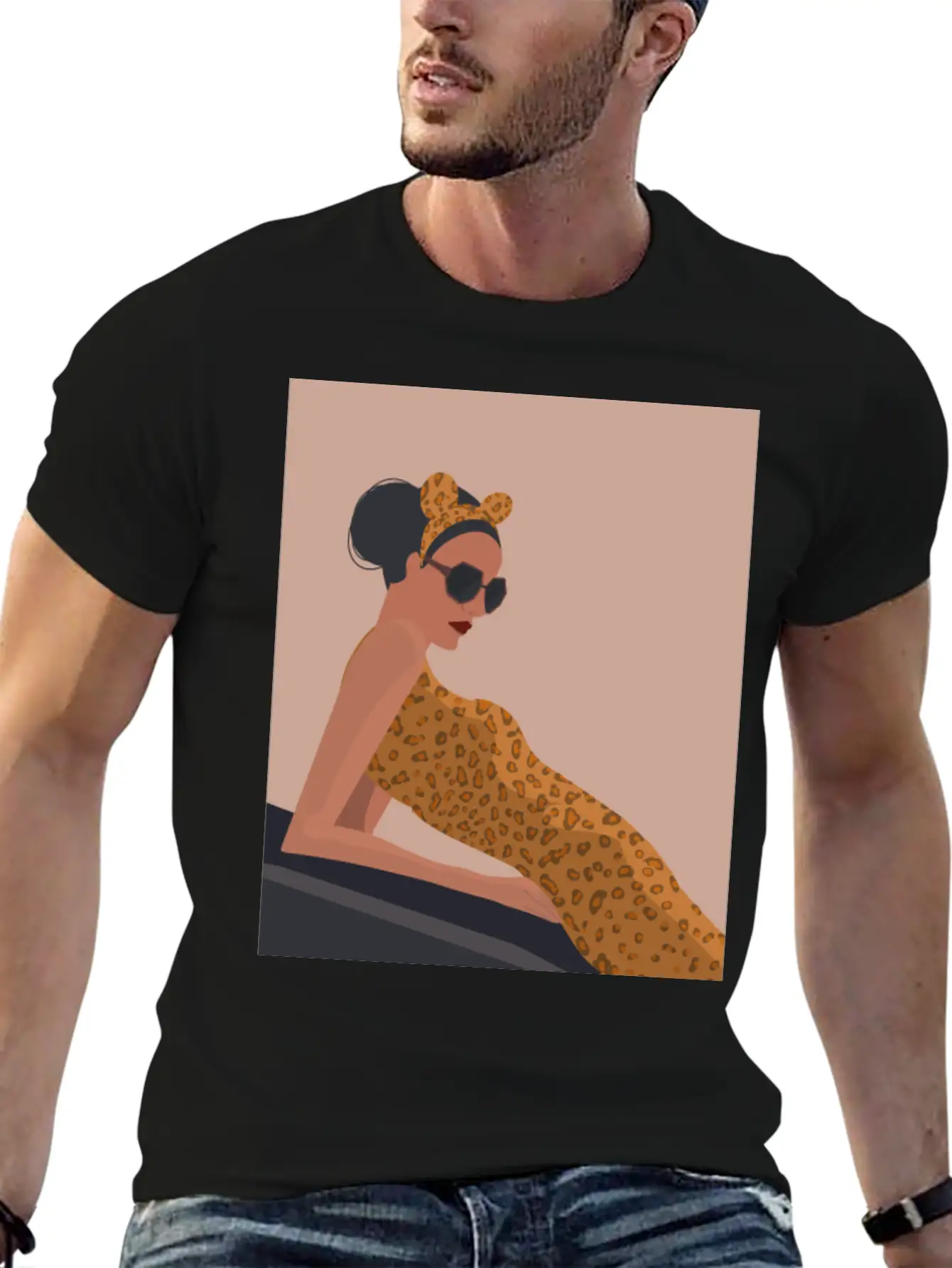 Cheetah Fashion Girl Essential Unisex Summer Tee – Soft Cotton Casual Fit