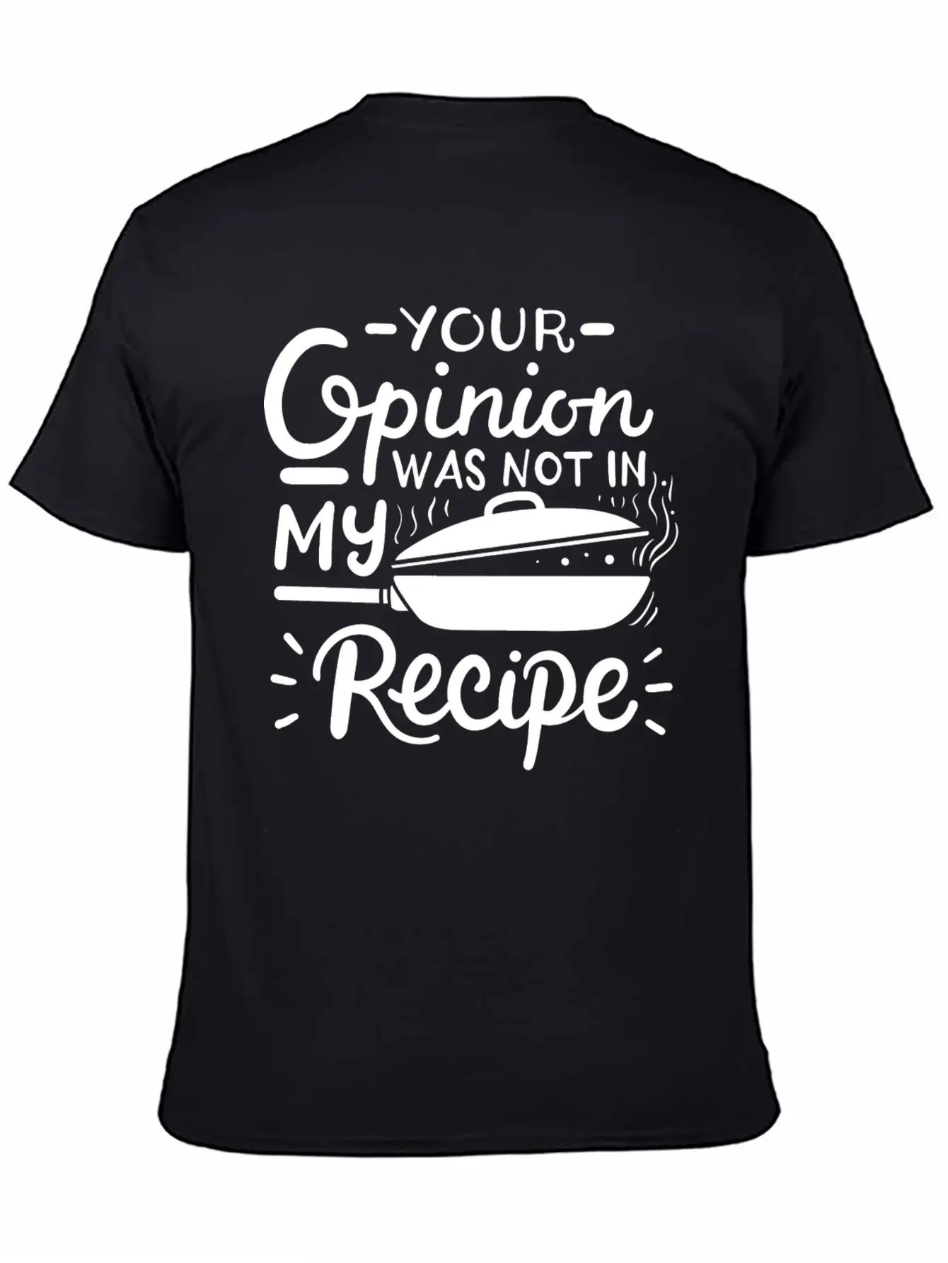 Chef Cook Recipe Cooking Unisex Casual T-Shirt – Clean Design For Daily Comfort