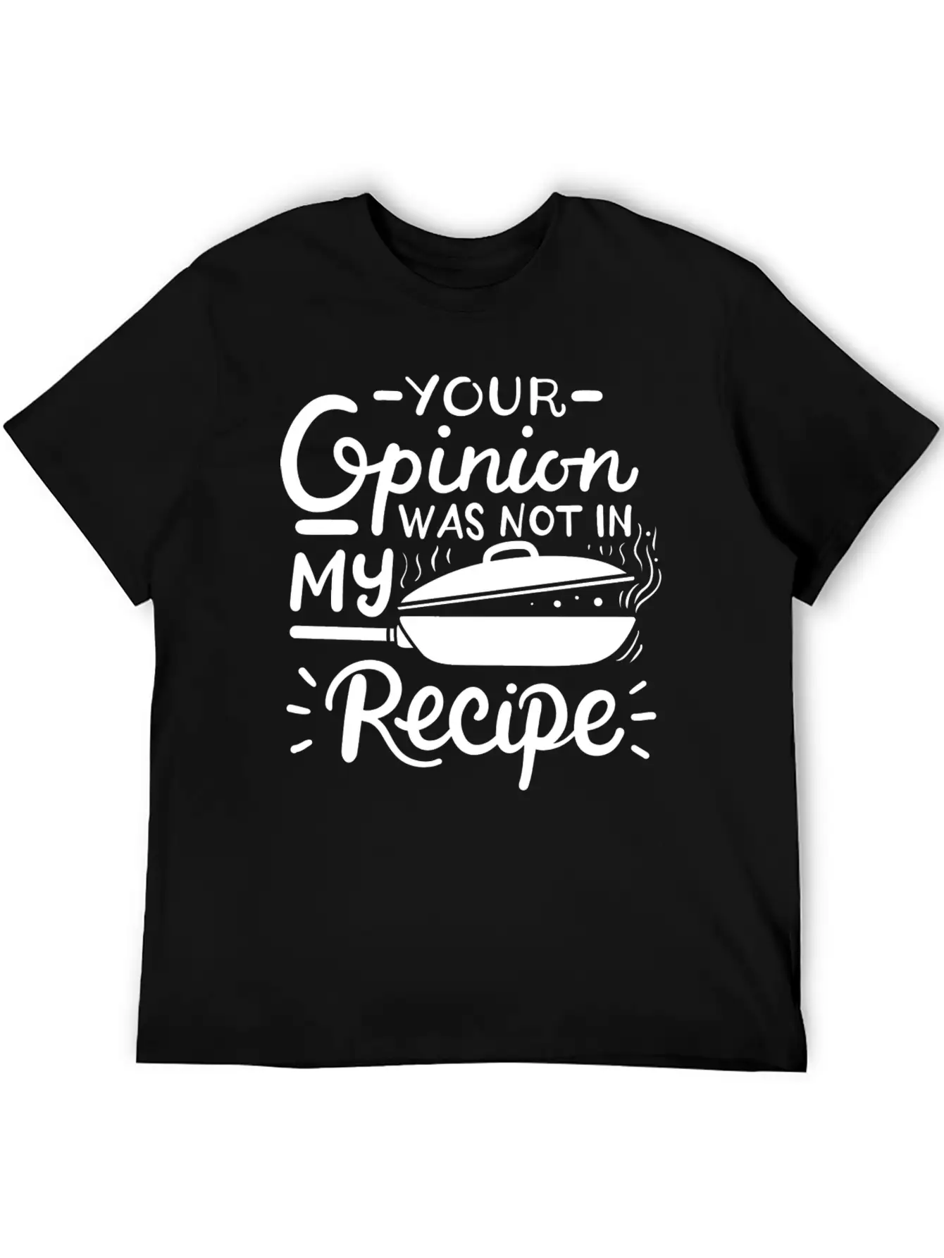Chef Cook Recipe Cooking Unisex Casual T-Shirt – Clean Design For Daily Comfort