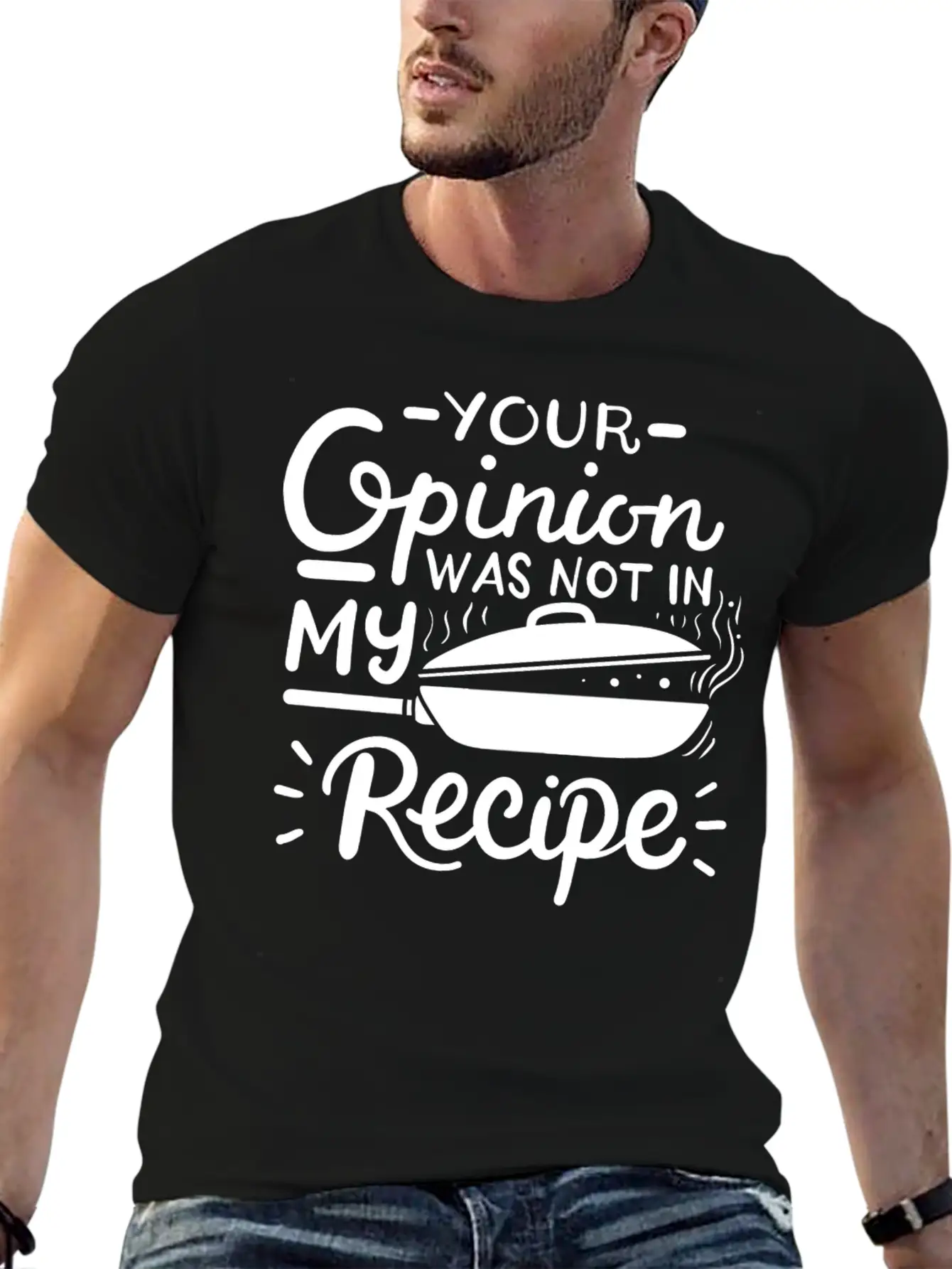Chef Cook Recipe Cooking Unisex Casual T-Shirt – Clean Design For Daily Comfort