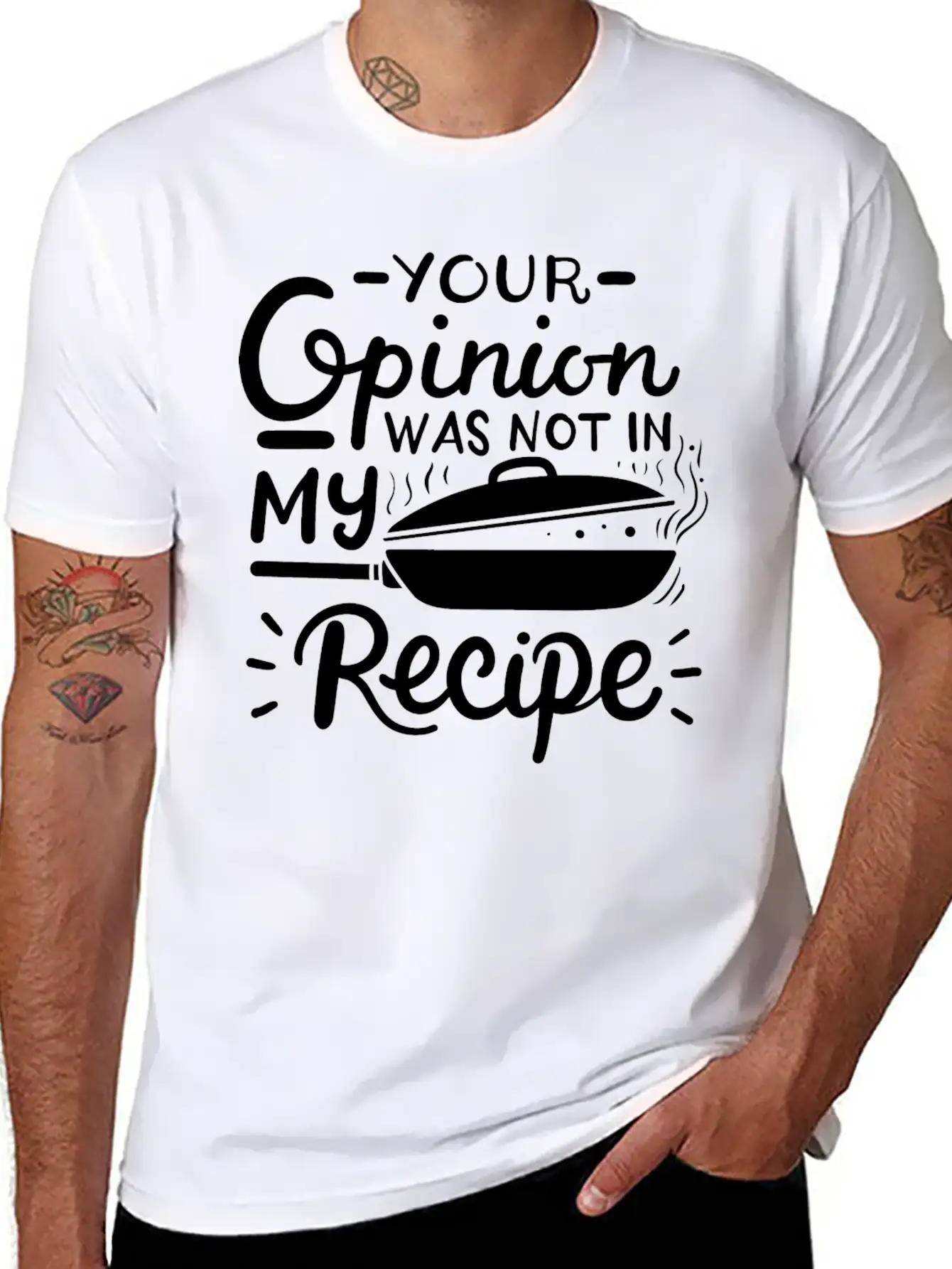 Chef Cook Recipe Cooking Unisex Casual T-Shirt – Clean Design For Daily Comfort