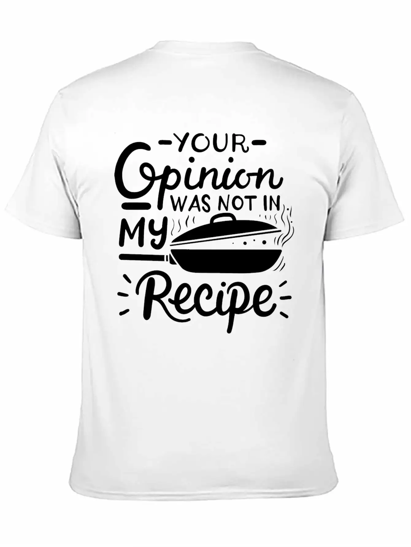 Chef Cook Recipe Cooking Unisex Casual T-Shirt – Clean Design For Daily Comfort
