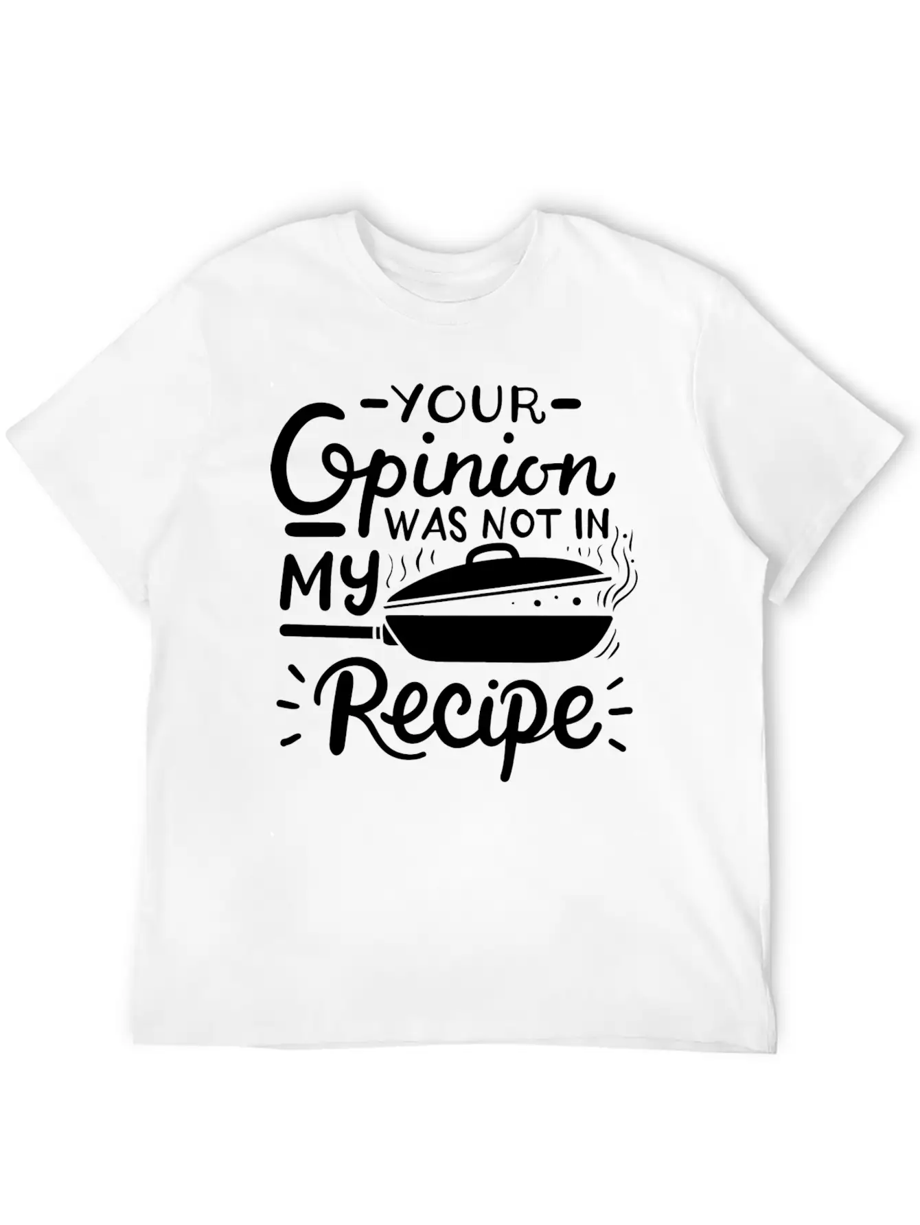 Chef Cook Recipe Cooking Unisex Casual T-Shirt – Clean Design For Daily Comfort