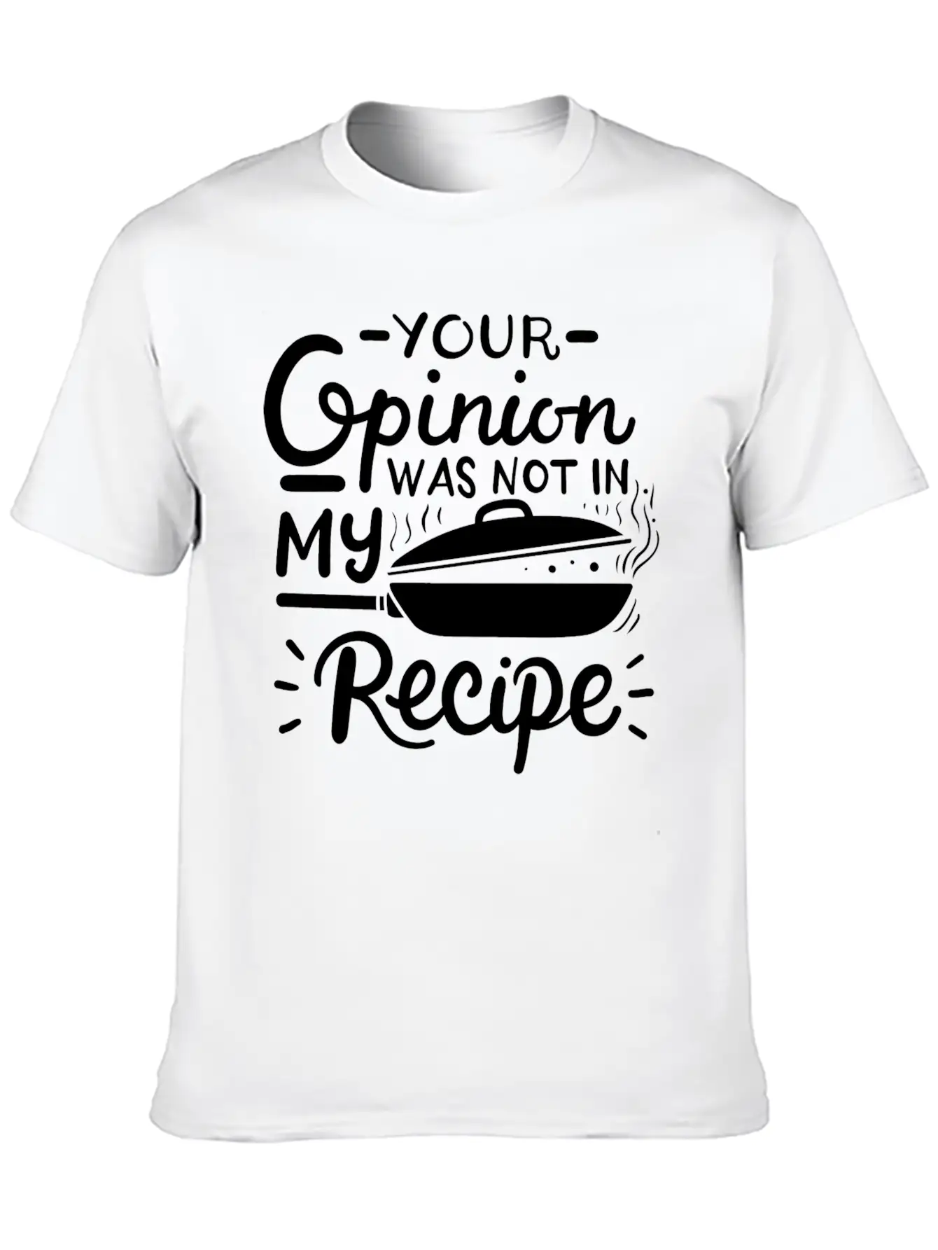 Chef Cook Recipe Cooking Unisex Casual T-Shirt – Clean Design For Daily Comfort