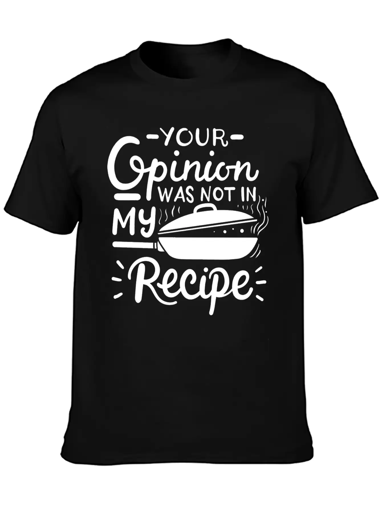 Chef Cook Recipe Cooking Unisex Casual T-Shirt – Clean Design For Daily Comfort