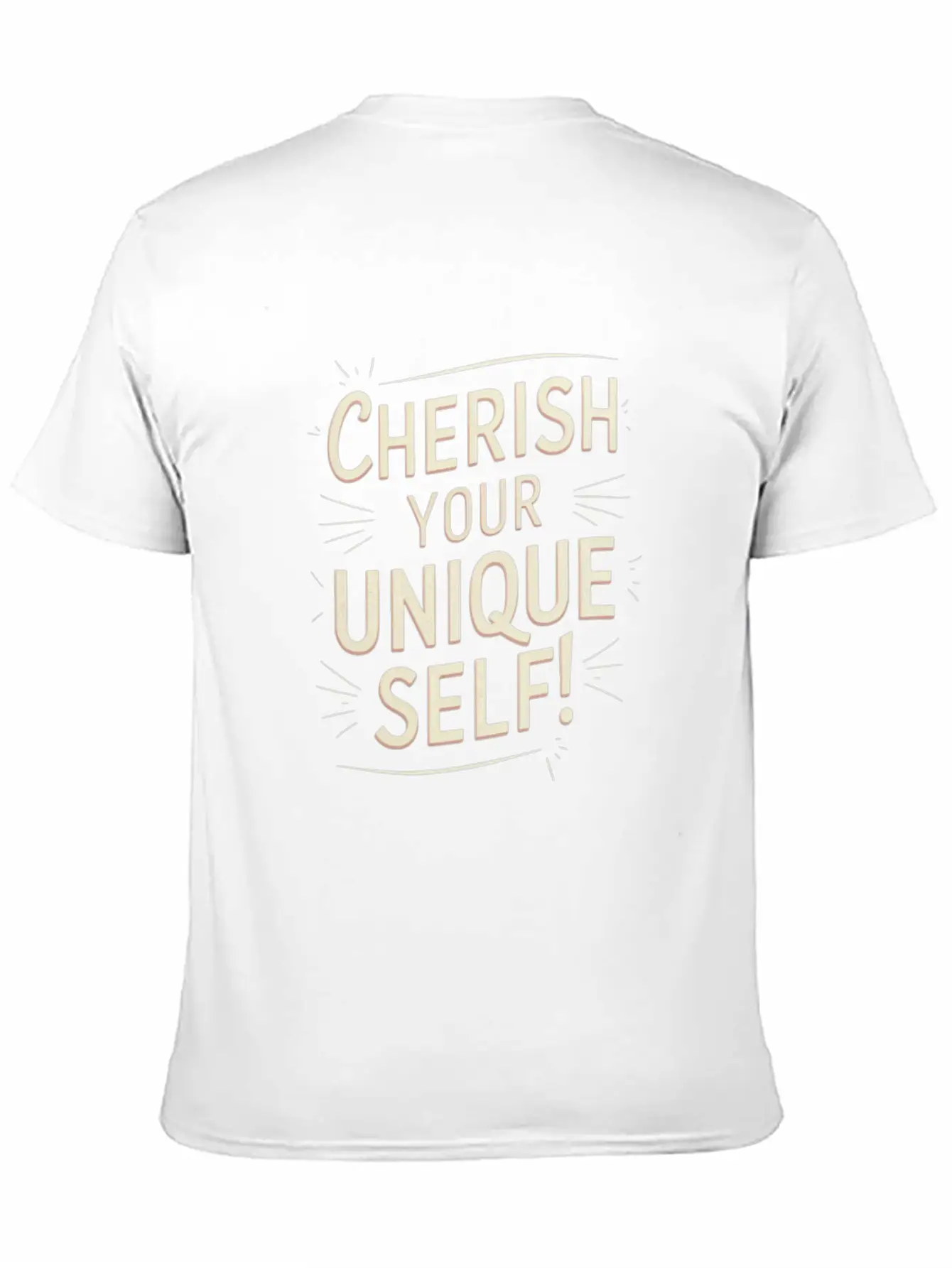 Cherish Your Unique Self Motivation Stylish Everyday T-Shirt – Unisex Basic Cotton Tee