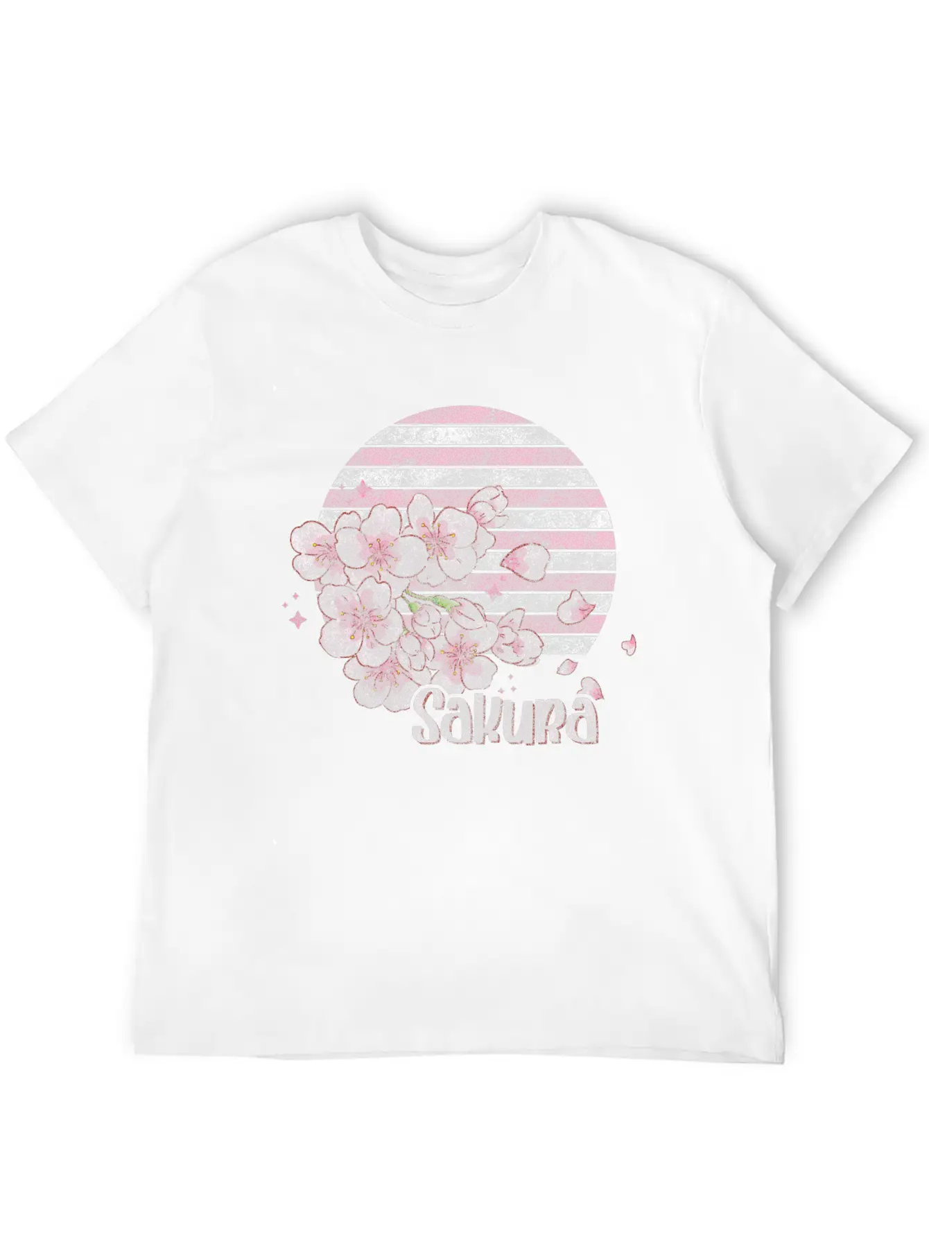 Cherry Blossoms Nature Lover Flower Stylish Everyday T-Shirt – Unisex Basic Cotton Tee