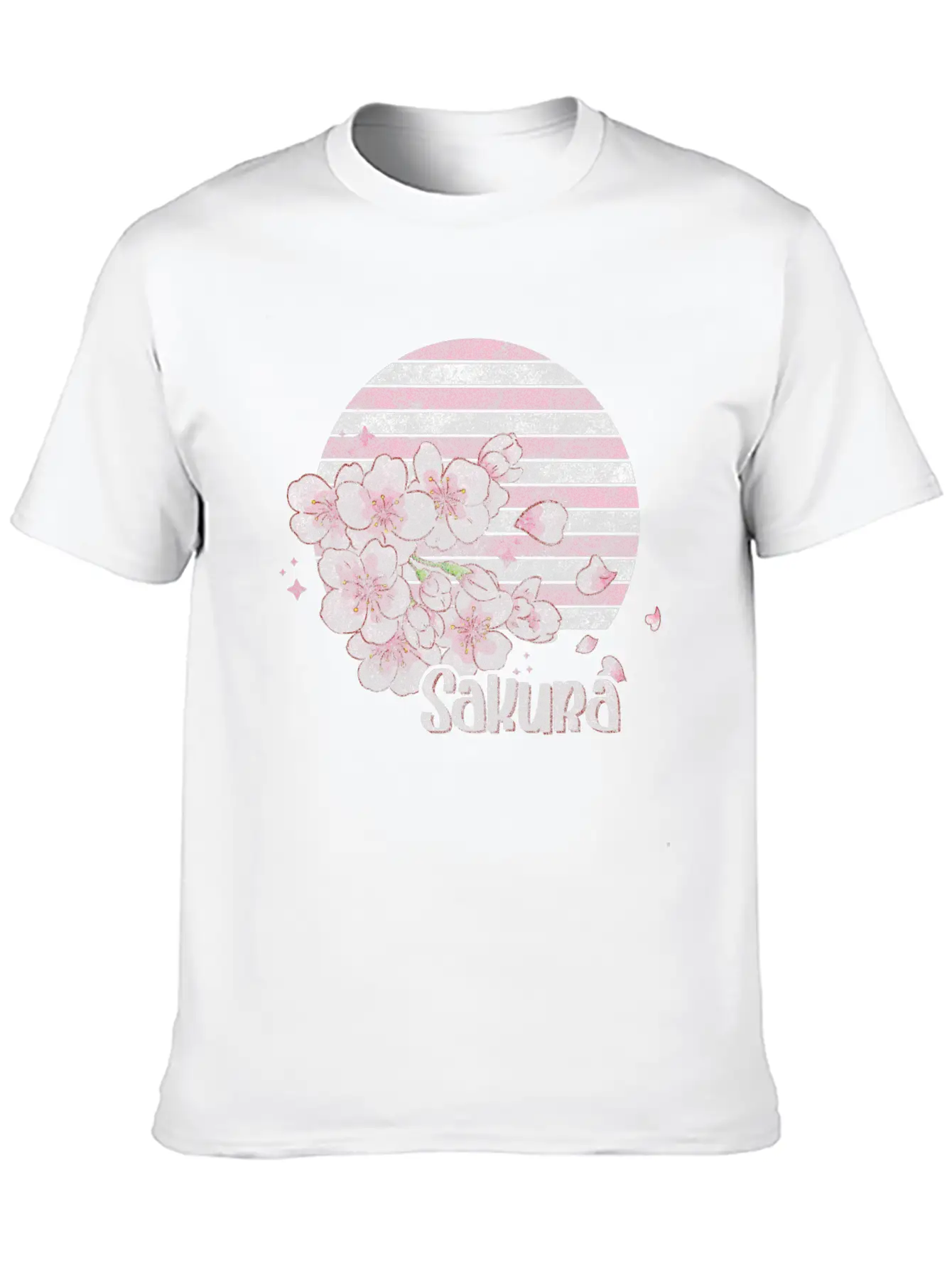 Cherry Blossoms Nature Lover Flower Stylish Everyday T-Shirt – Unisex Basic Cotton Tee