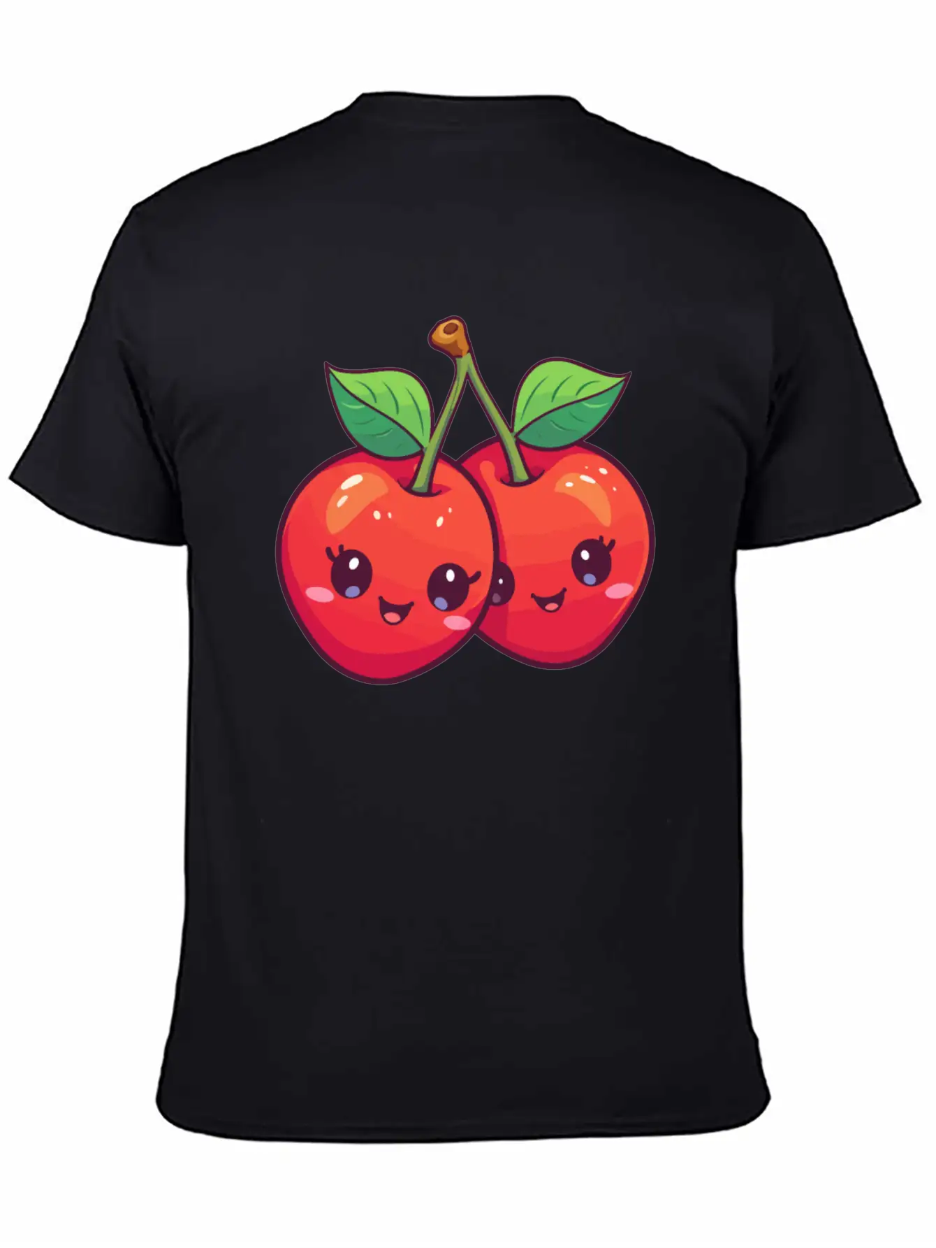 Cherry Kawaii Stylish Everyday T-Shirt – Unisex Basic Cotton Tee
