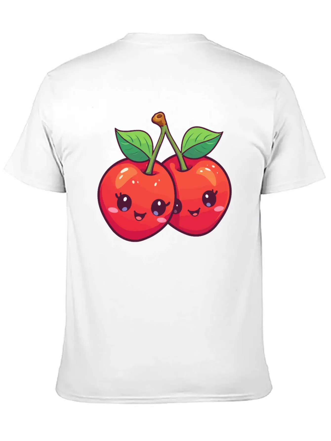 Cherry Kawaii Stylish Everyday T-Shirt – Unisex Basic Cotton Tee