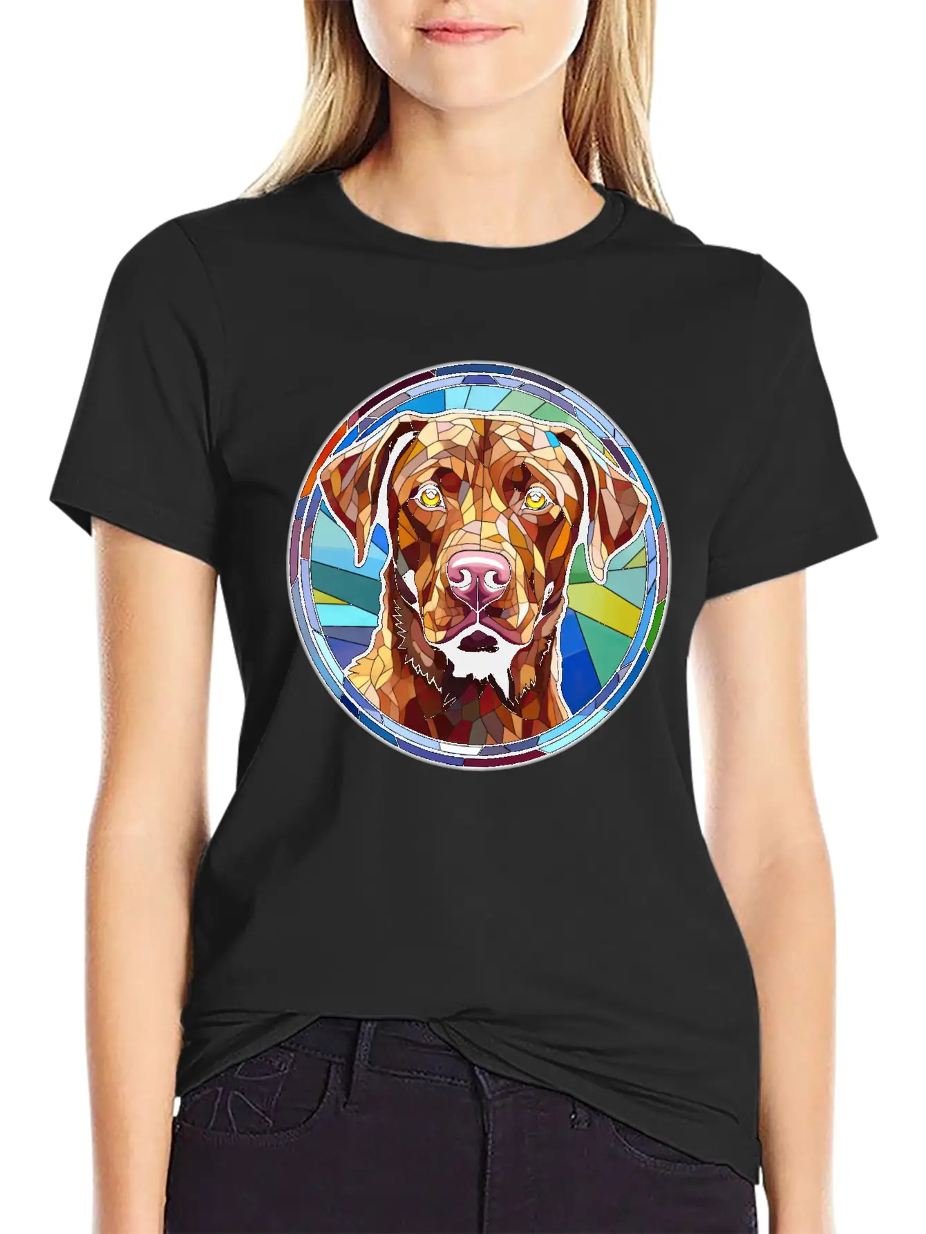 Chesapeake Bay Retriever Dog Breed Watercolor Glas Relaxed Everyday Tee – Lightweight And Durable Cotton