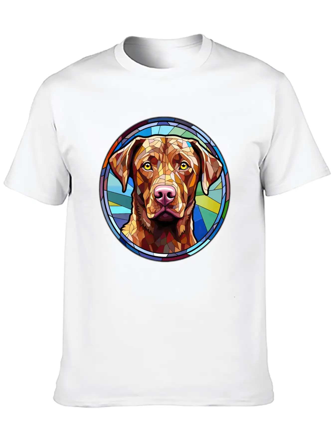 Chesapeake Bay Retriever Dog Breed Watercolor Glas Relaxed Everyday Tee – Lightweight And Durable Cotton