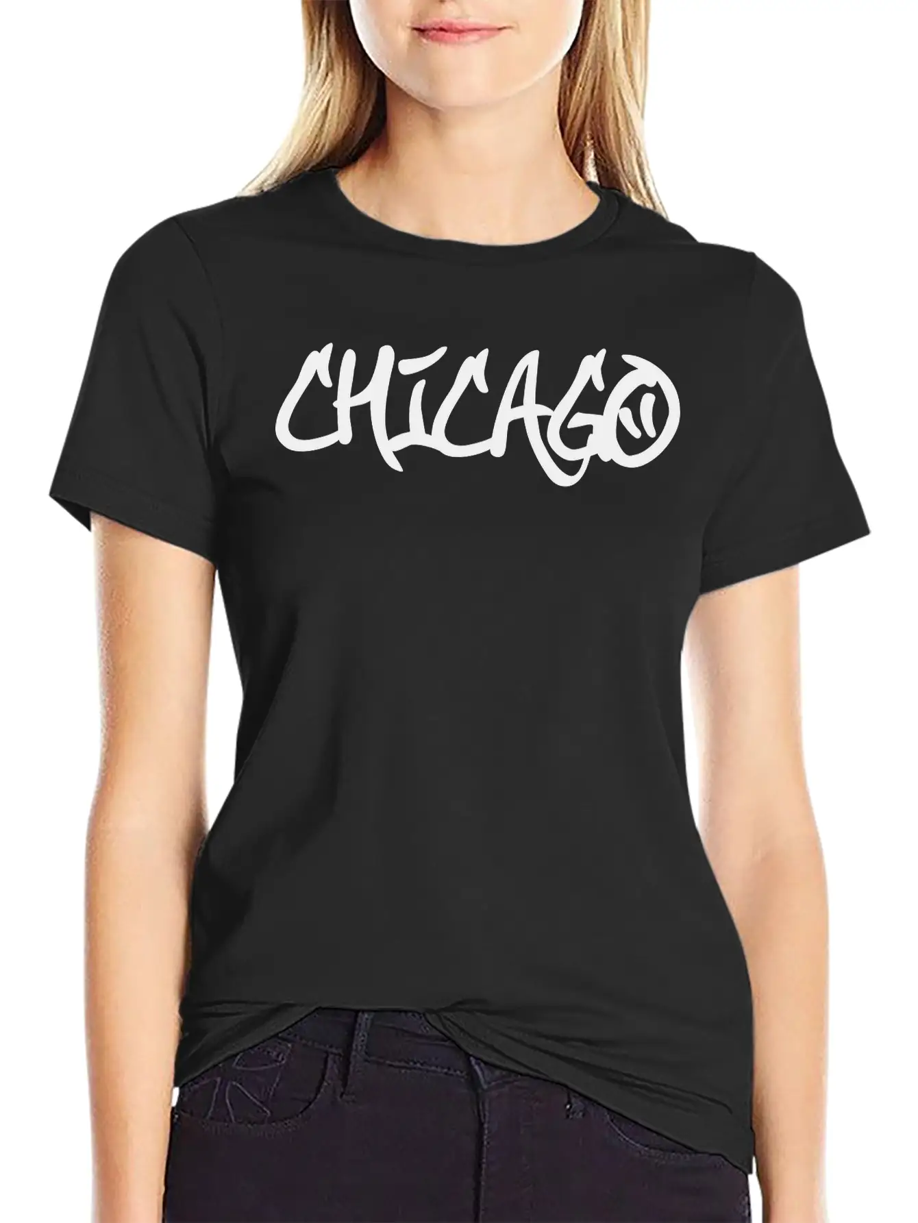 Chicago Graffiti Stylish Everyday T-Shirt – Unisex Basic Cotton Tee