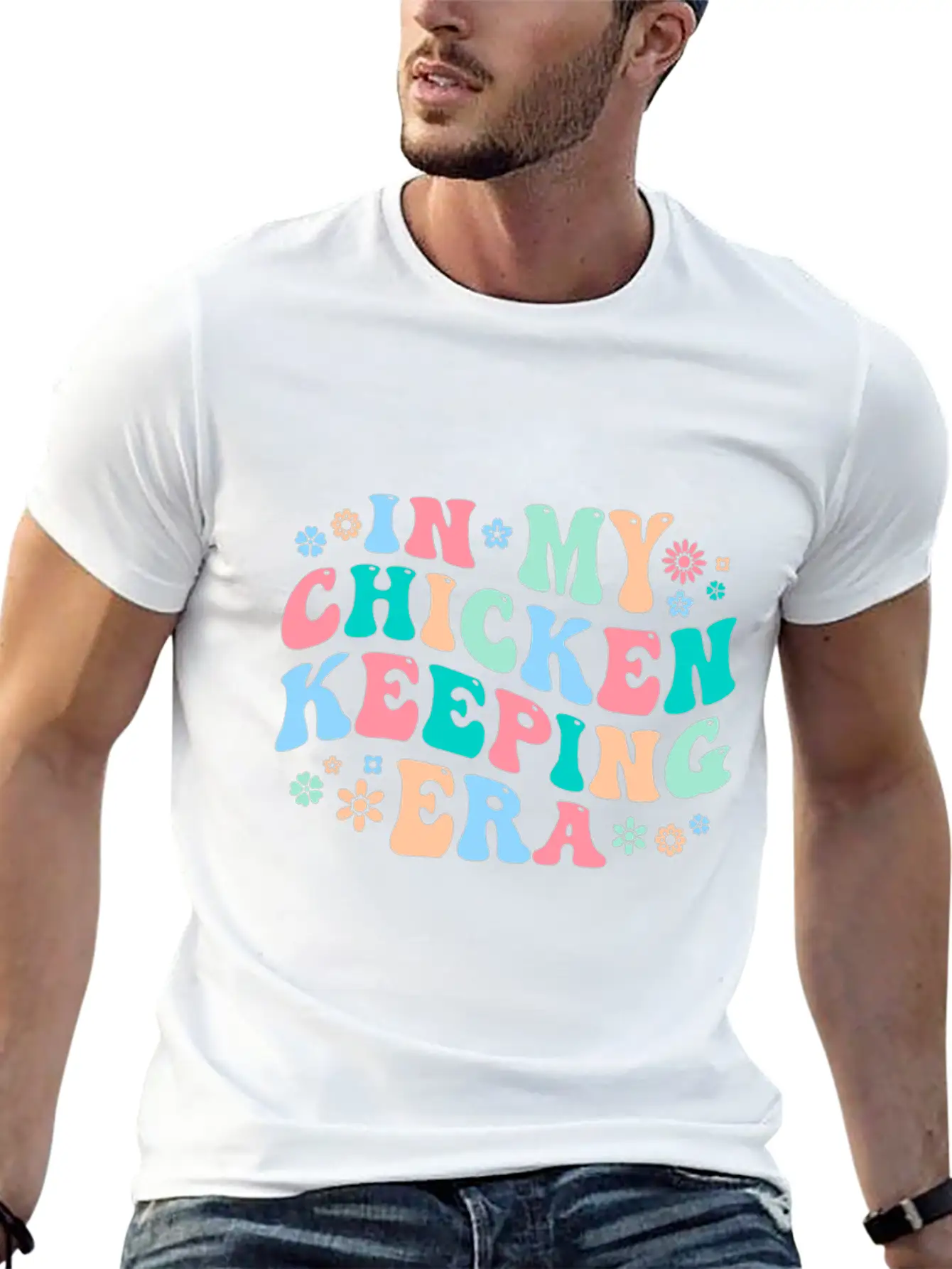 Chicken Accessories Chicken Stuff Poultry Farmer Unisex Short Sleeve Soft Cotton T-Shirt – Casual Everyday Wear