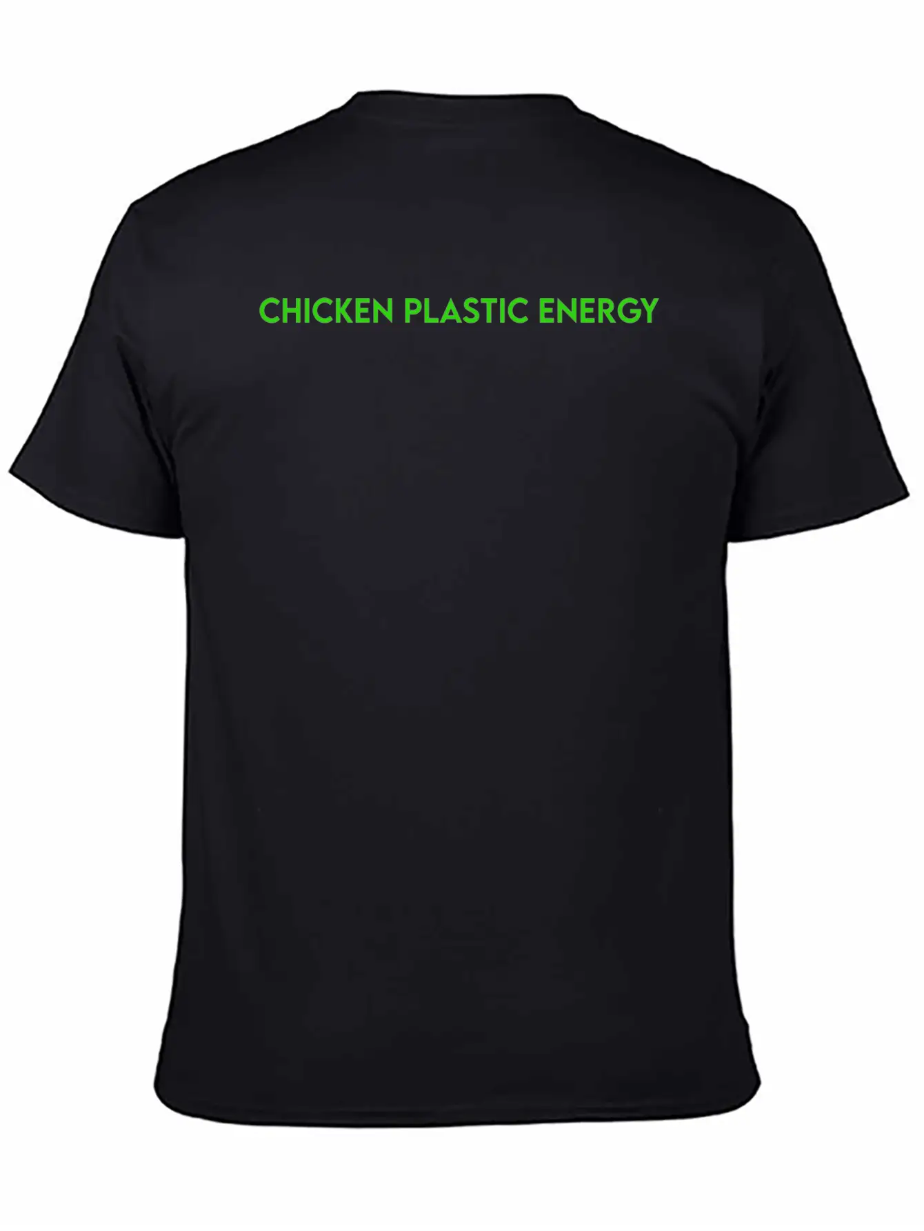 CHICKEN PLASTIC ENERGY Stylish Everyday T-Shirt – Unisex Basic Cotton Tee