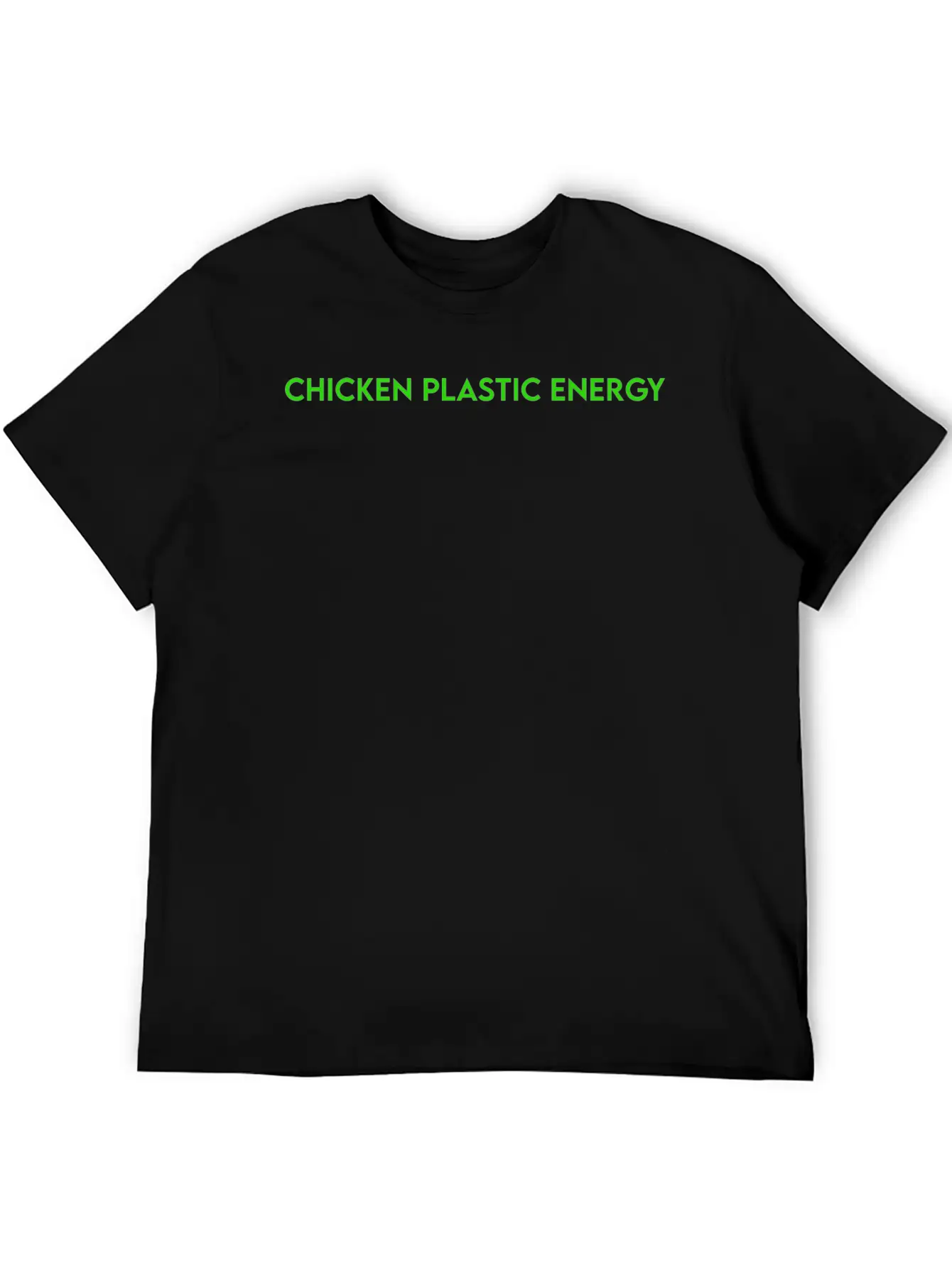 CHICKEN PLASTIC ENERGY Stylish Everyday T-Shirt – Unisex Basic Cotton Tee