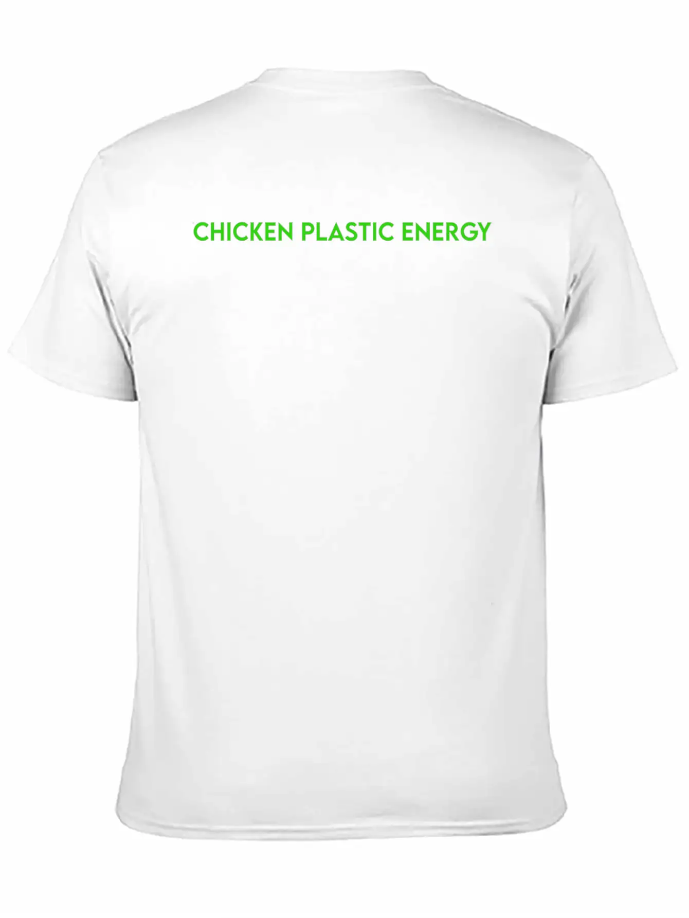CHICKEN PLASTIC ENERGY Stylish Everyday T-Shirt – Unisex Basic Cotton Tee
