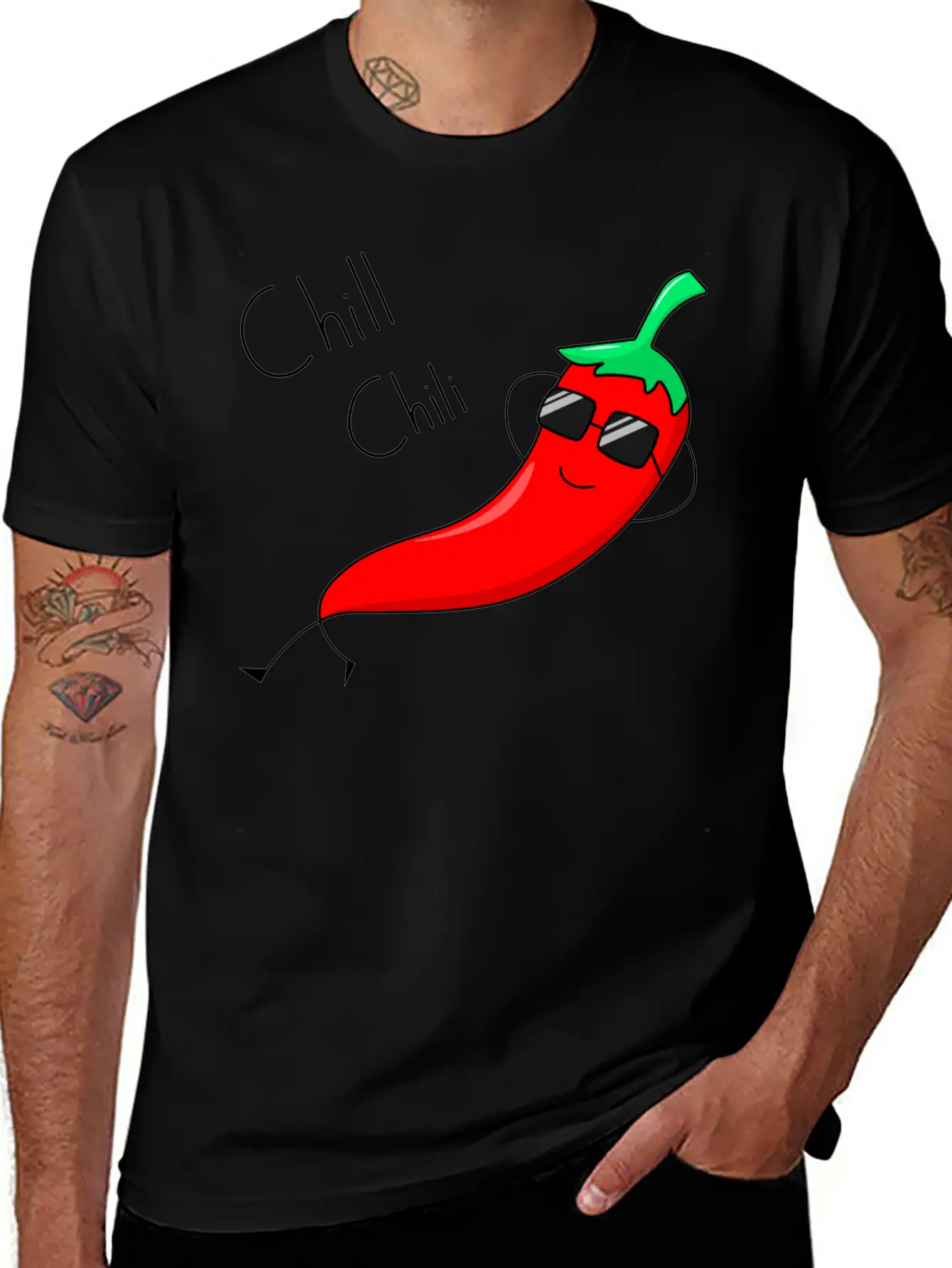 Chill Chili Spicy Essential Unisex Summer Tee – Soft Cotton Casual Fit