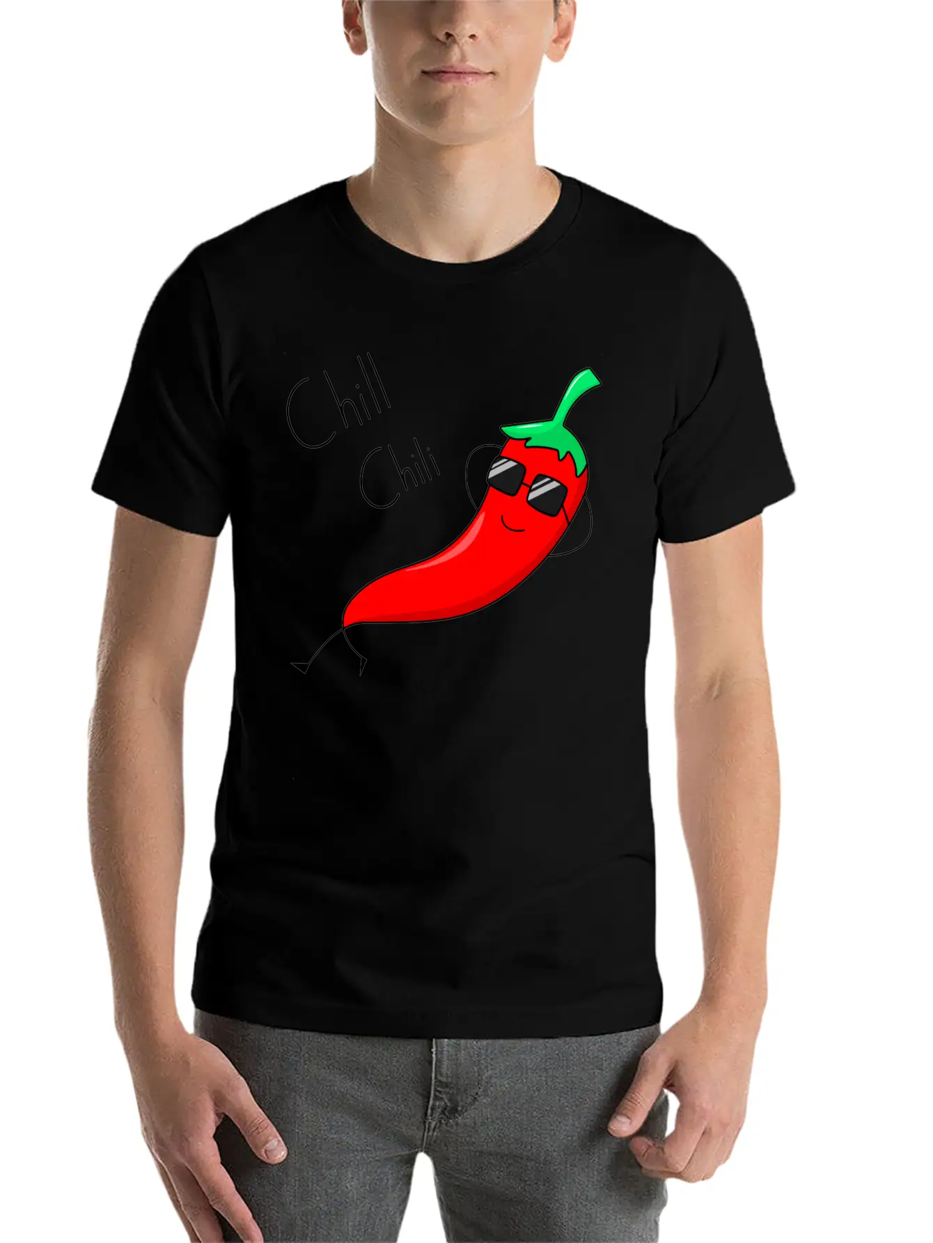 Chill Chili Spicy Essential Unisex Summer Tee – Soft Cotton Casual Fit
