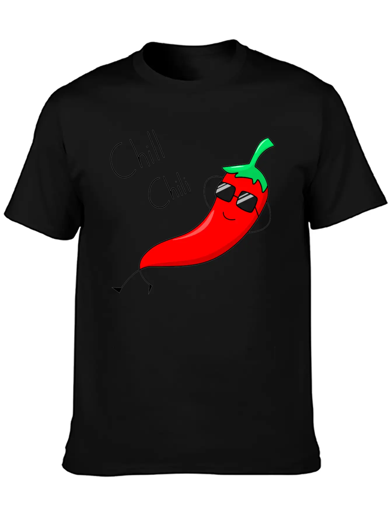 Chill Chili Spicy Essential Unisex Summer Tee – Soft Cotton Casual Fit