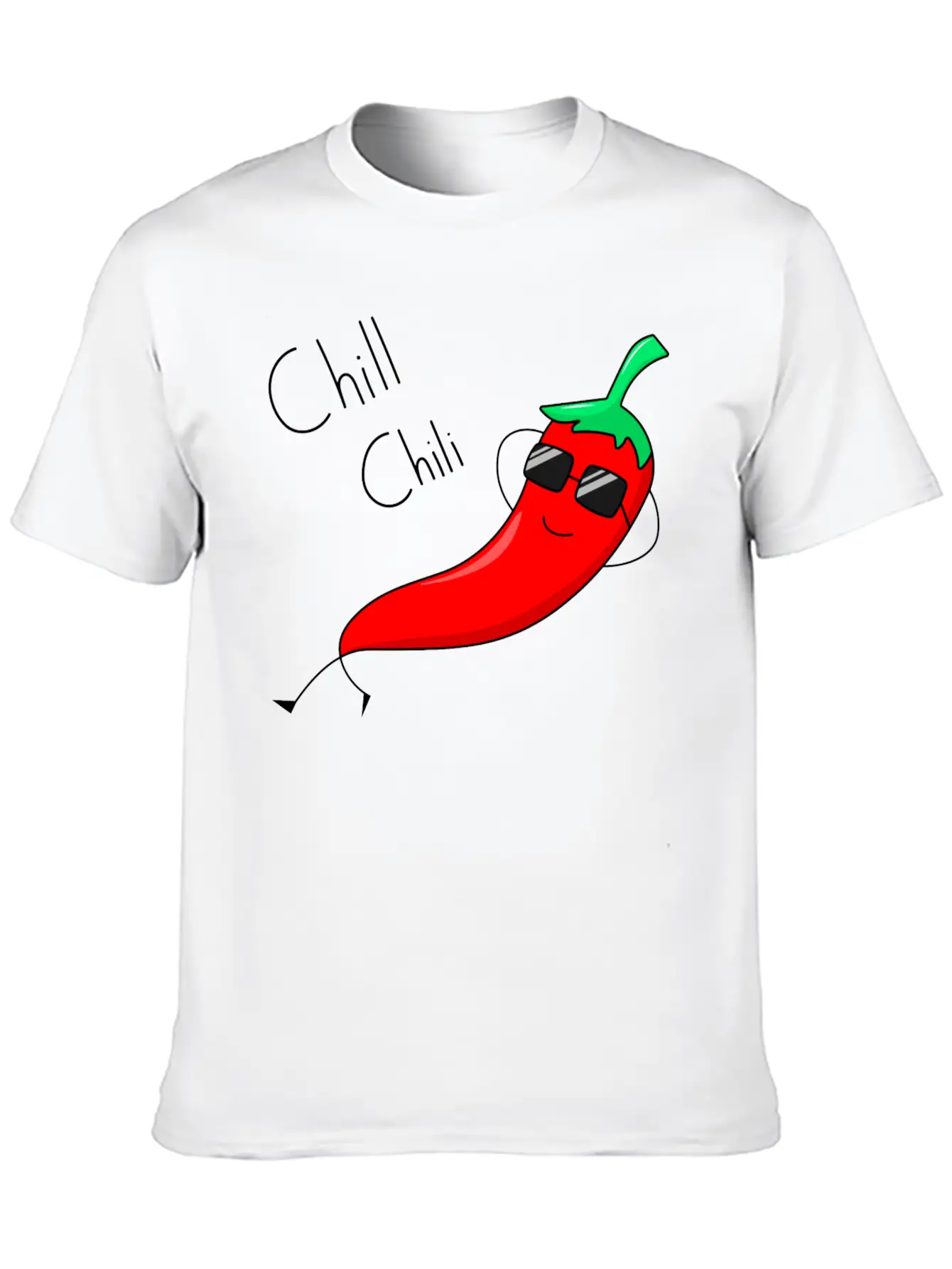 Chill Chili Spicy Essential Unisex Summer Tee – Soft Cotton Casual Fit