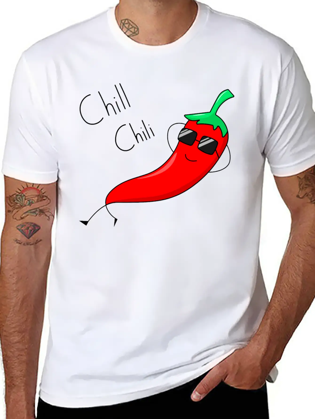 Chill Chili Spicy Essential Unisex Summer Tee – Soft Cotton Casual Fit