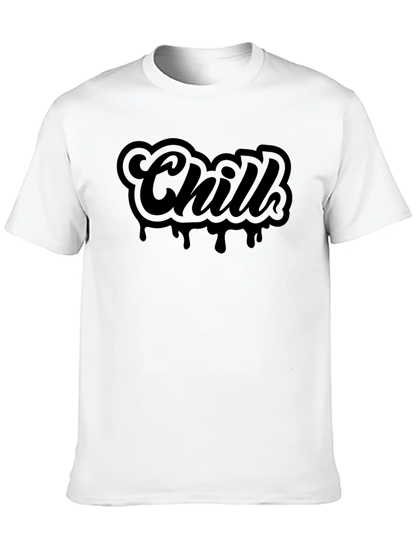 Chill - Dark Unisex Short Sleeve Soft Cotton T-Shirt – Casual Everyday Wear