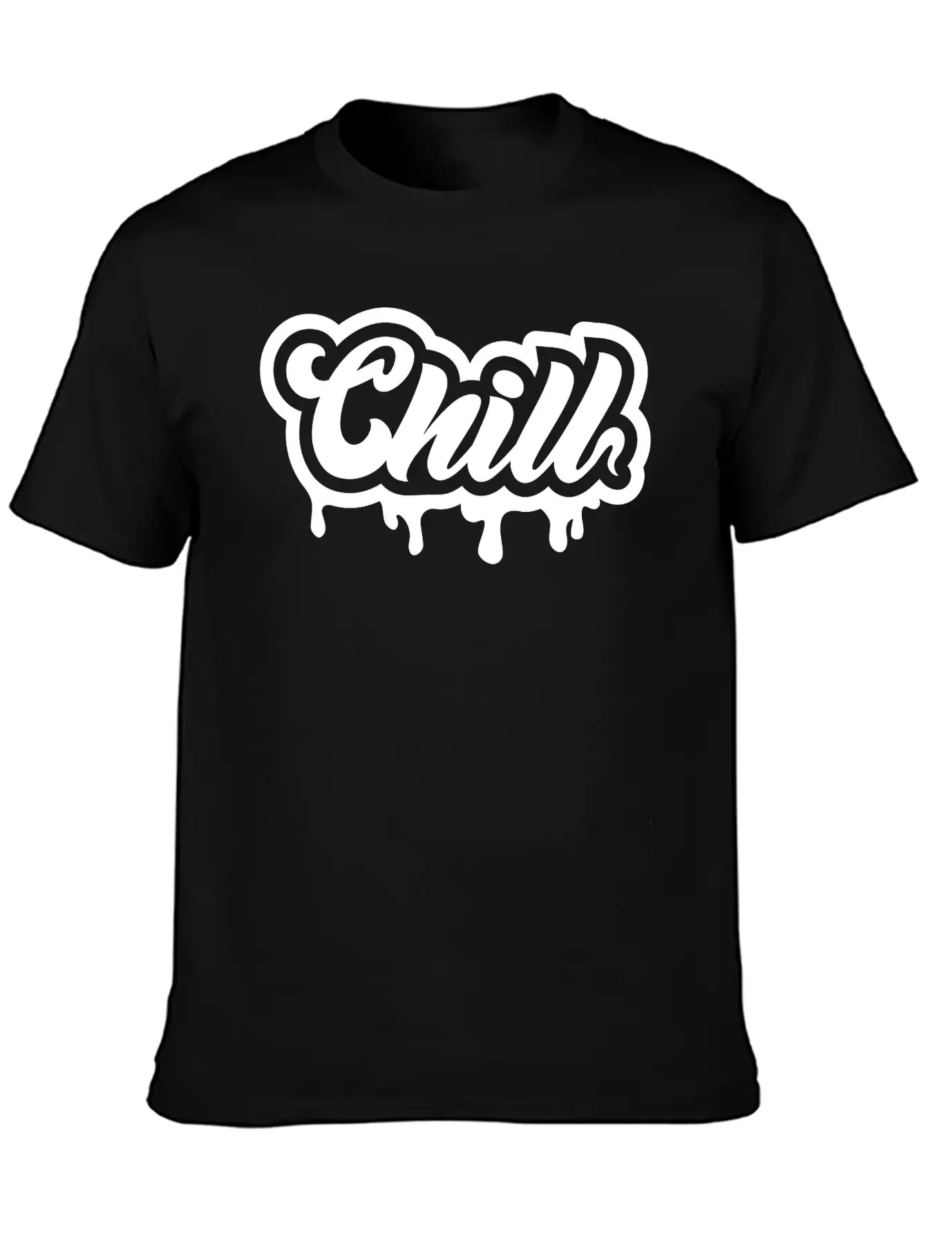 Chill - Dark Unisex Short Sleeve Soft Cotton T-Shirt – Casual Everyday Wear